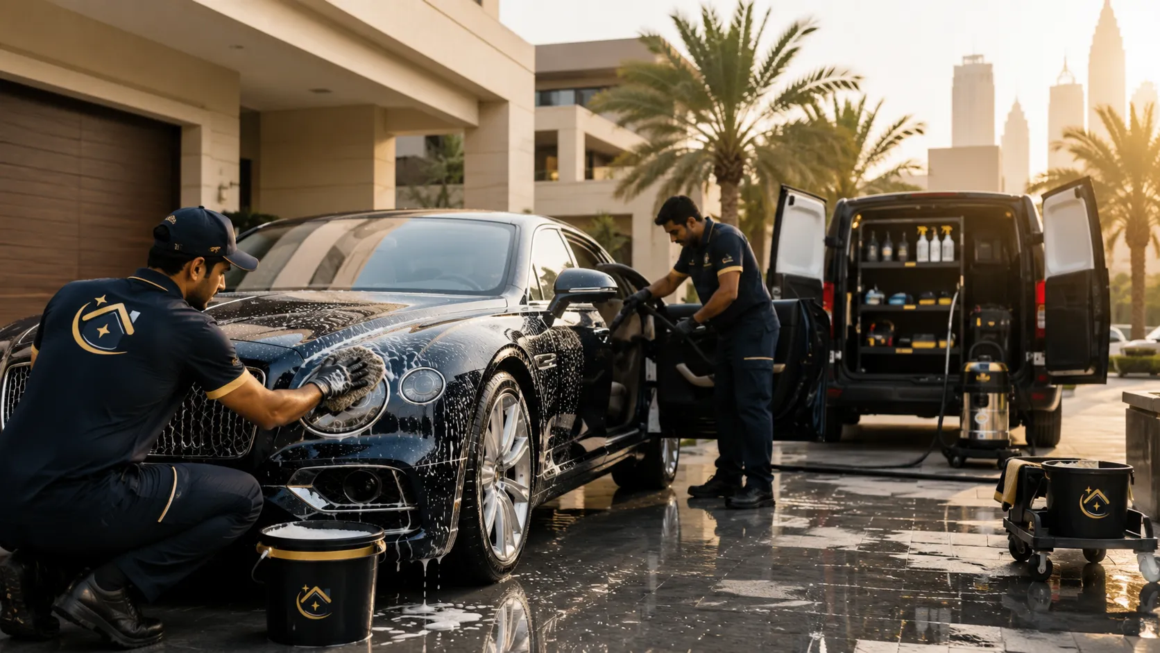 Mobile car wash in Dubai by Home Xa Services