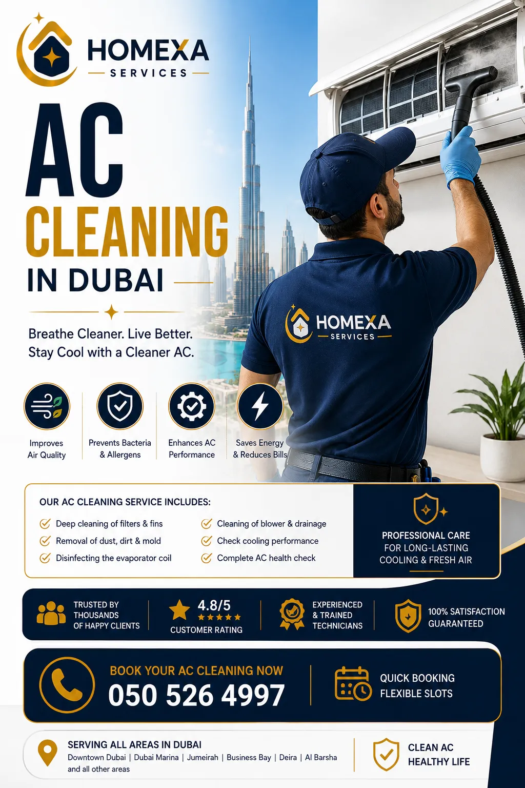 AC Cleaning in Dubai
