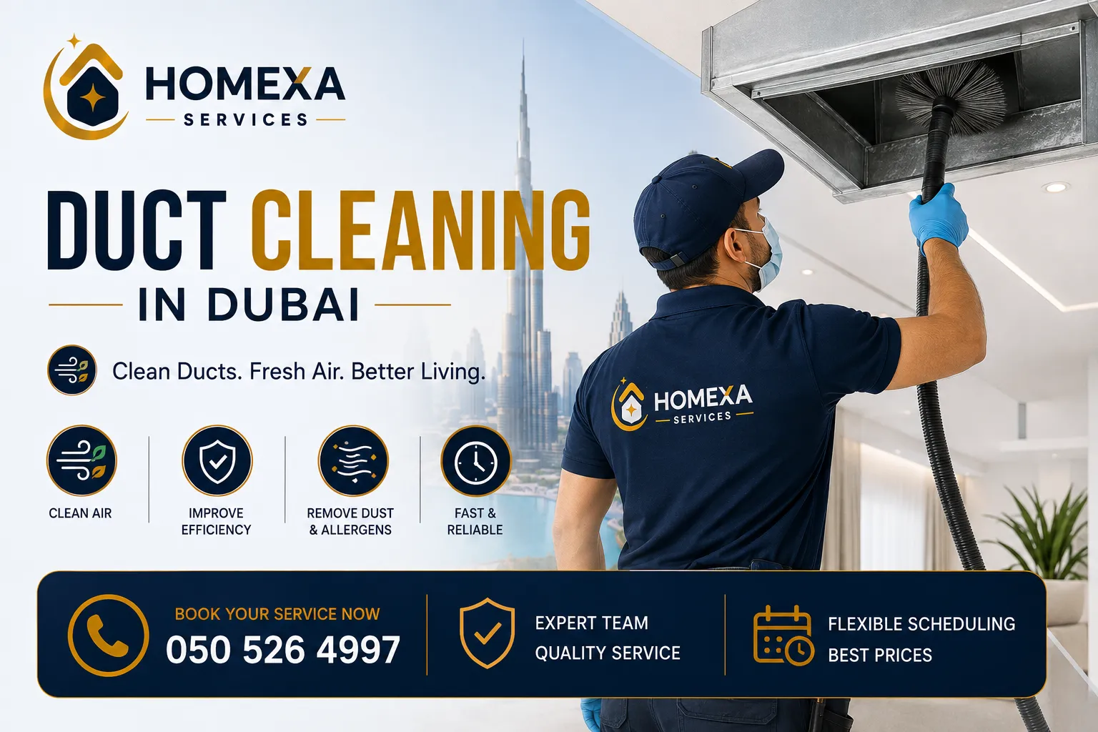 AC Duct Cleaning in Dubai
