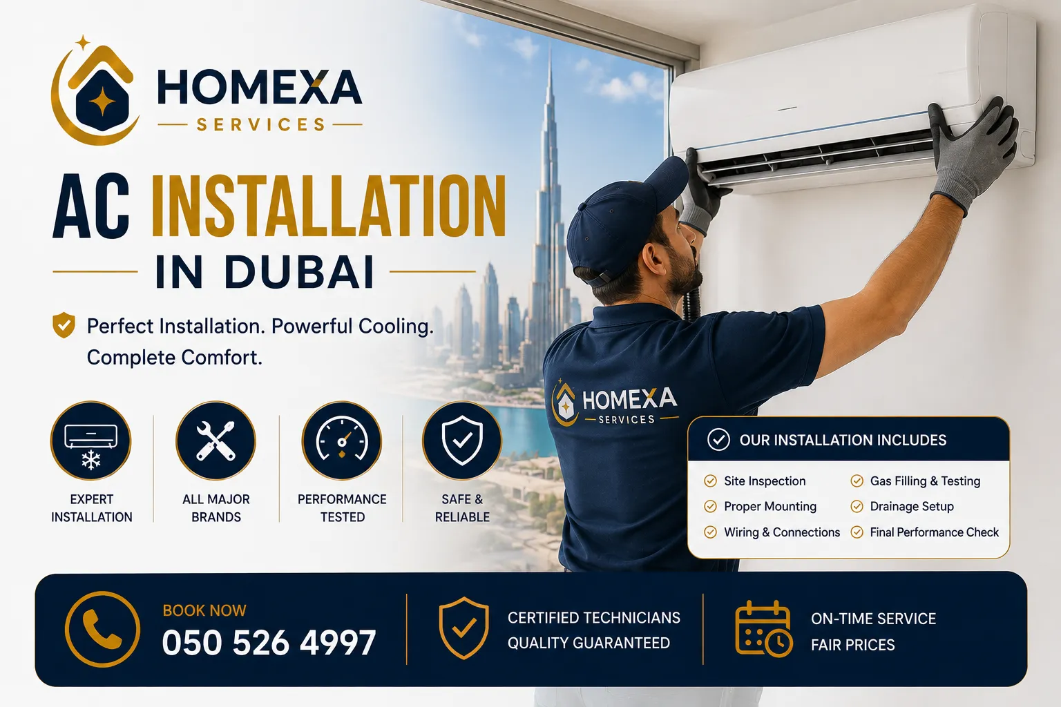 AC Installation in Dubai