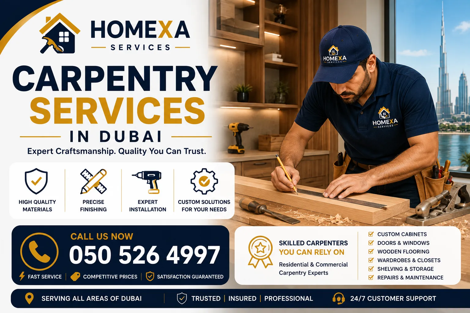 Carpentry Services in Dubai