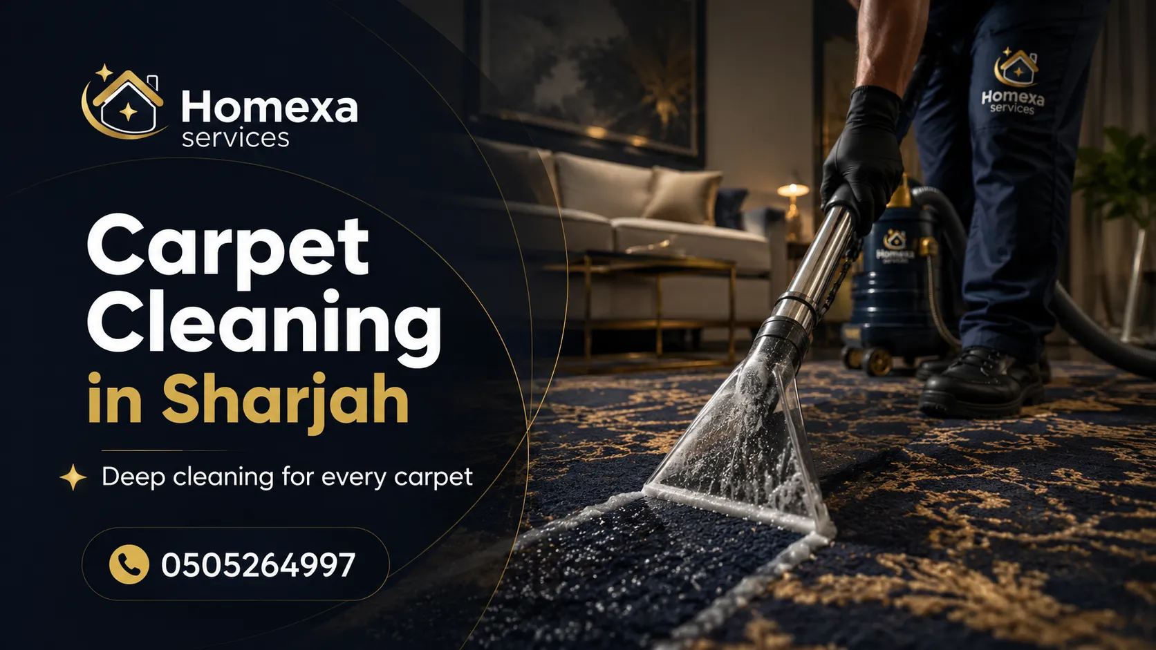 Deep carpet cleaning in Sharjah for high traffic residential office and commercial carpet areas