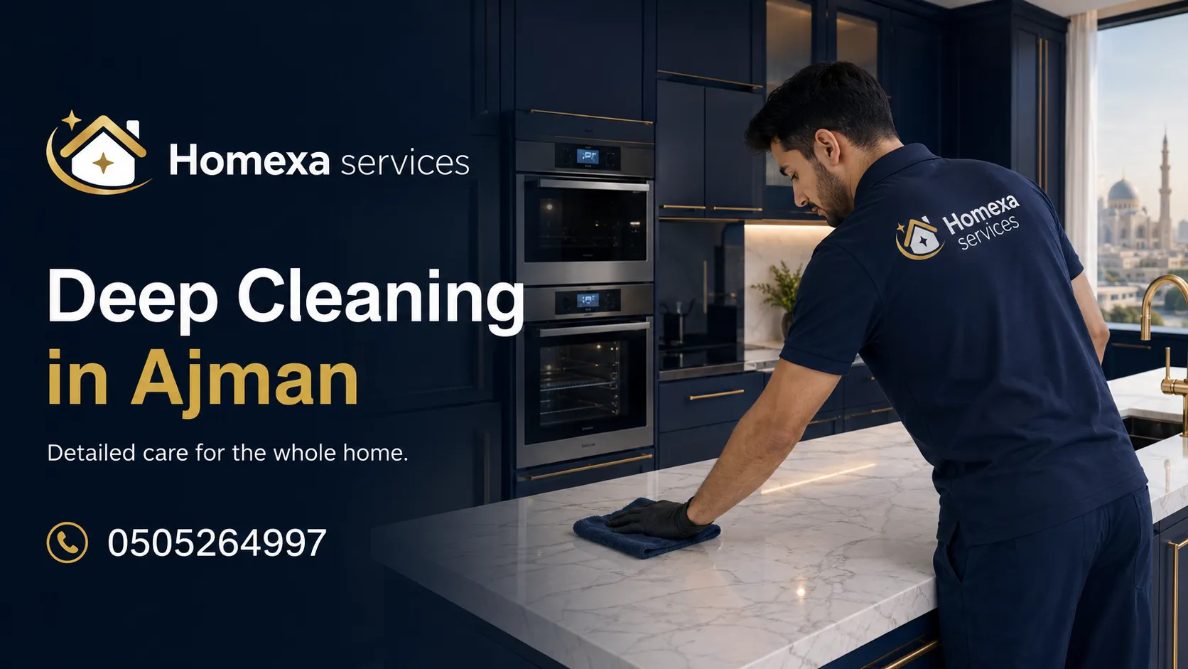 Deep cleaning company in Ajman for complete apartment house and villa cleaning