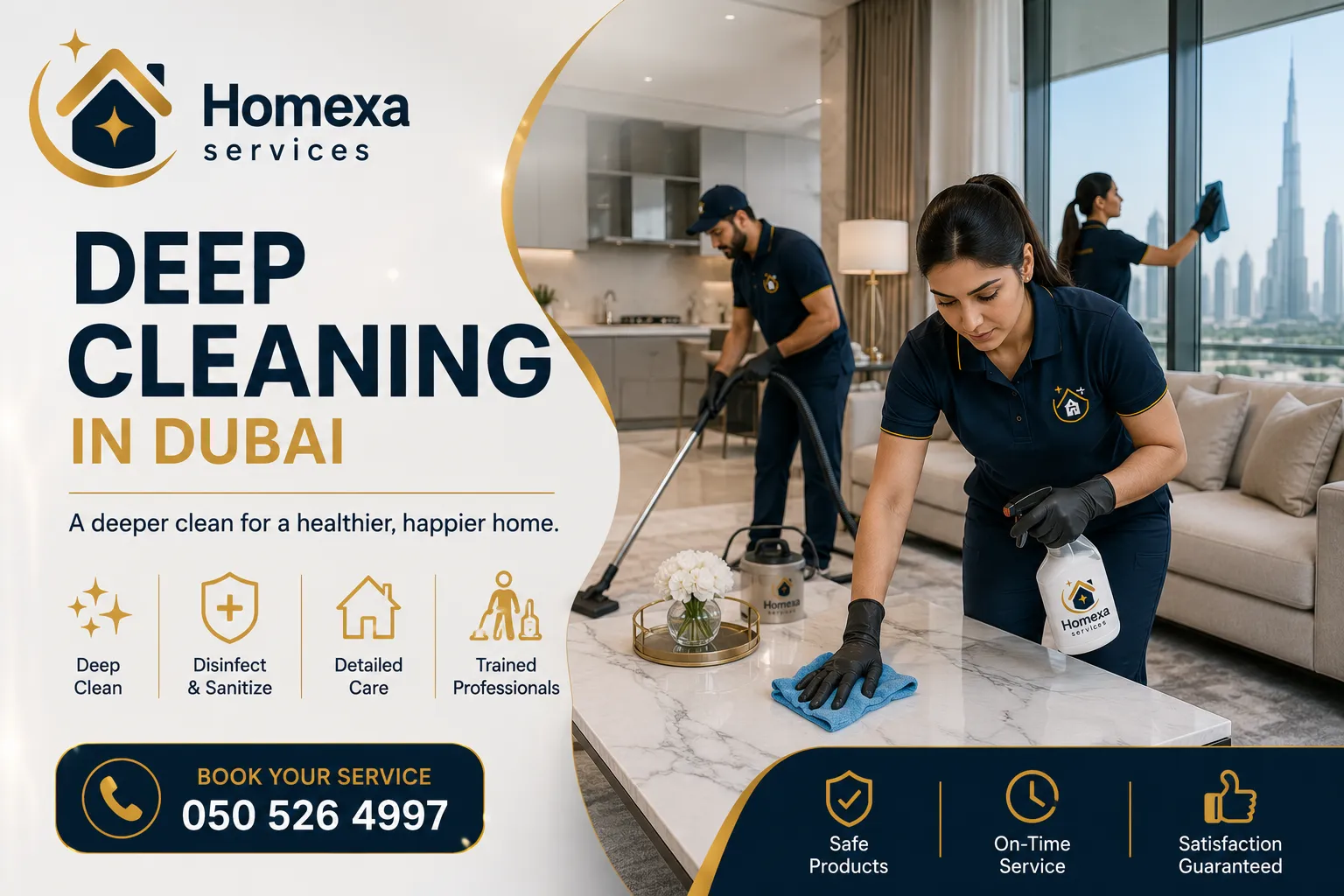 Professional deep cleaning company in Dubai