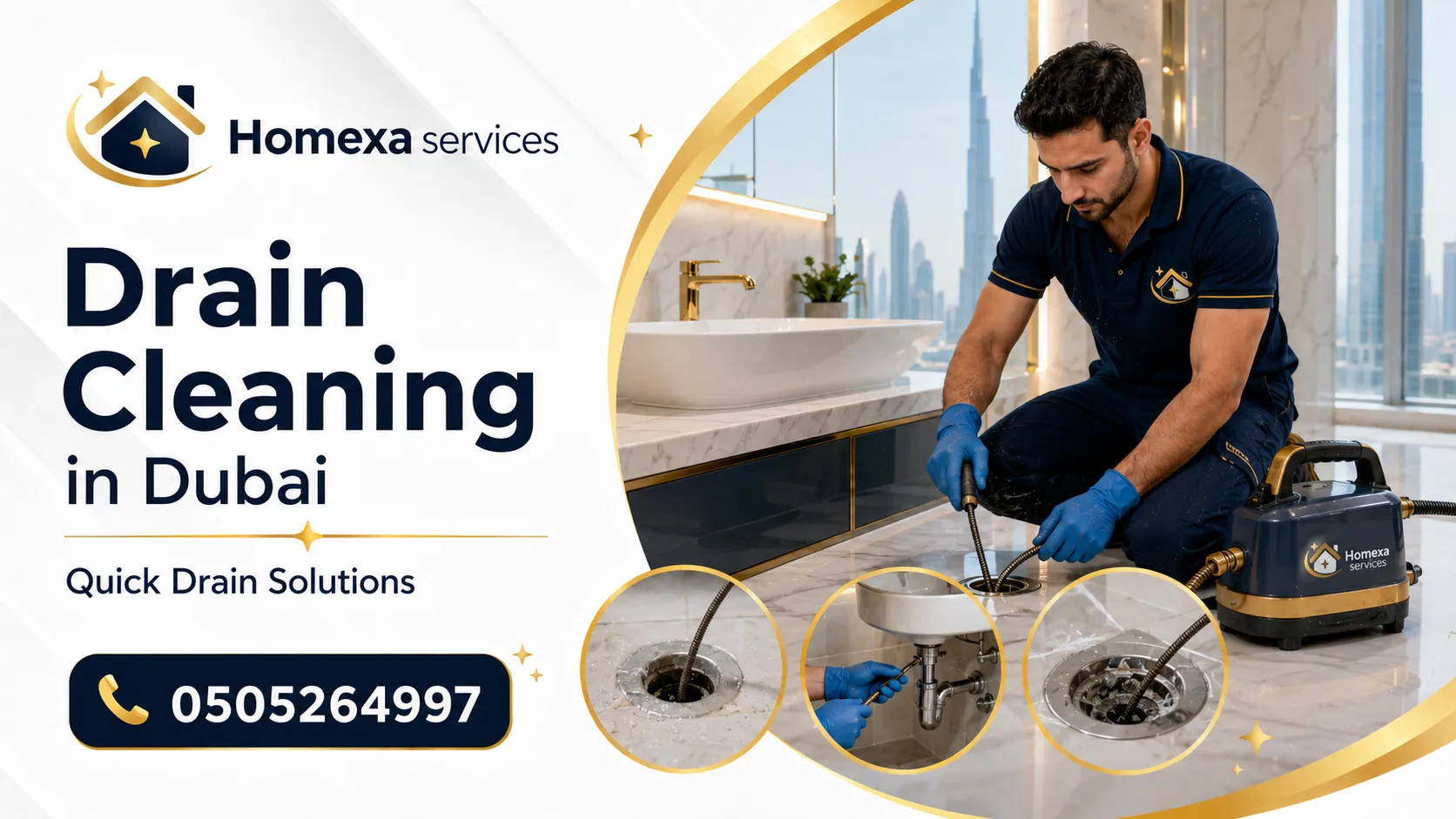 Drain Cleaning in Dubai for recurring drain blockages drainage networks and wastewater backup