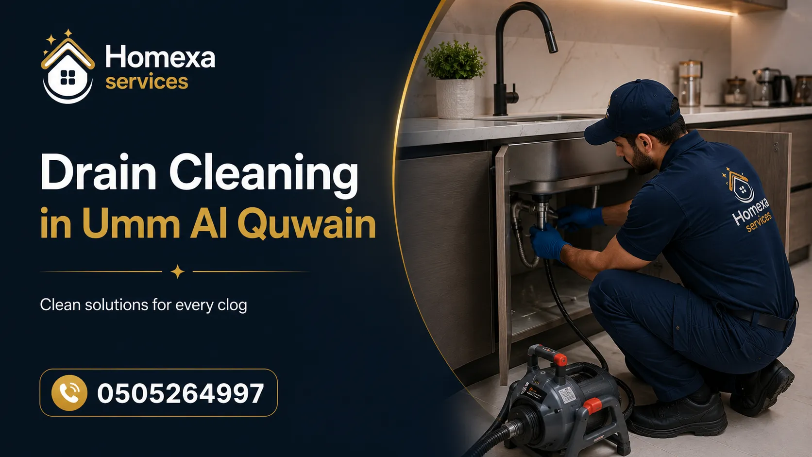 Drain Cleaning in Umm Al Quwain for homes villas restaurants shops and residential buildings