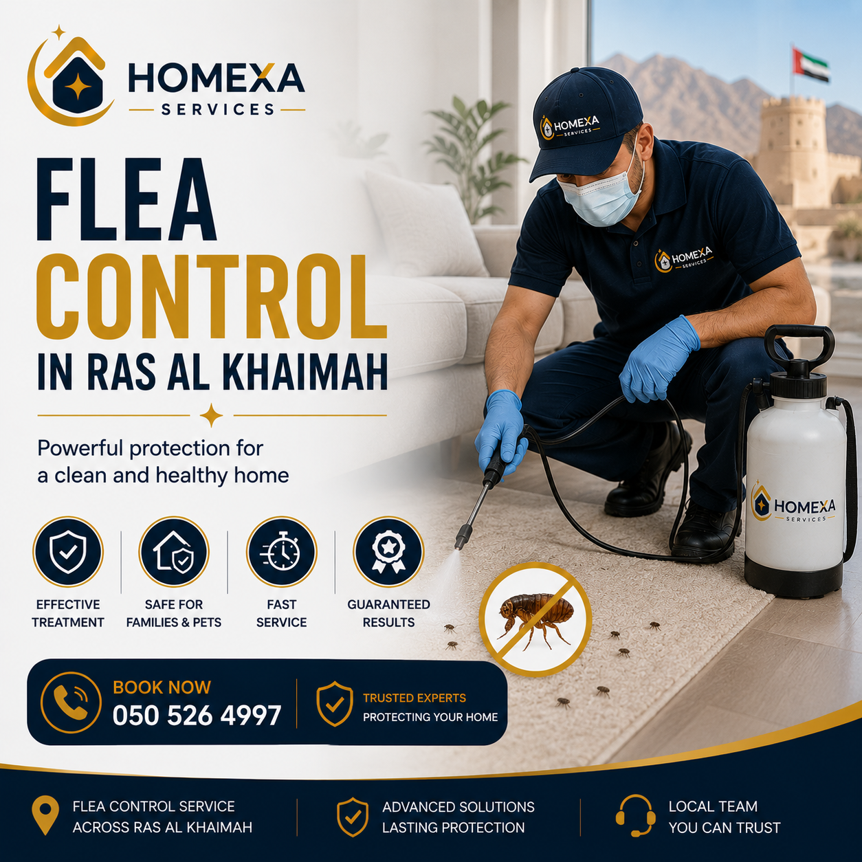 Flea control in Ras Al Khaimah