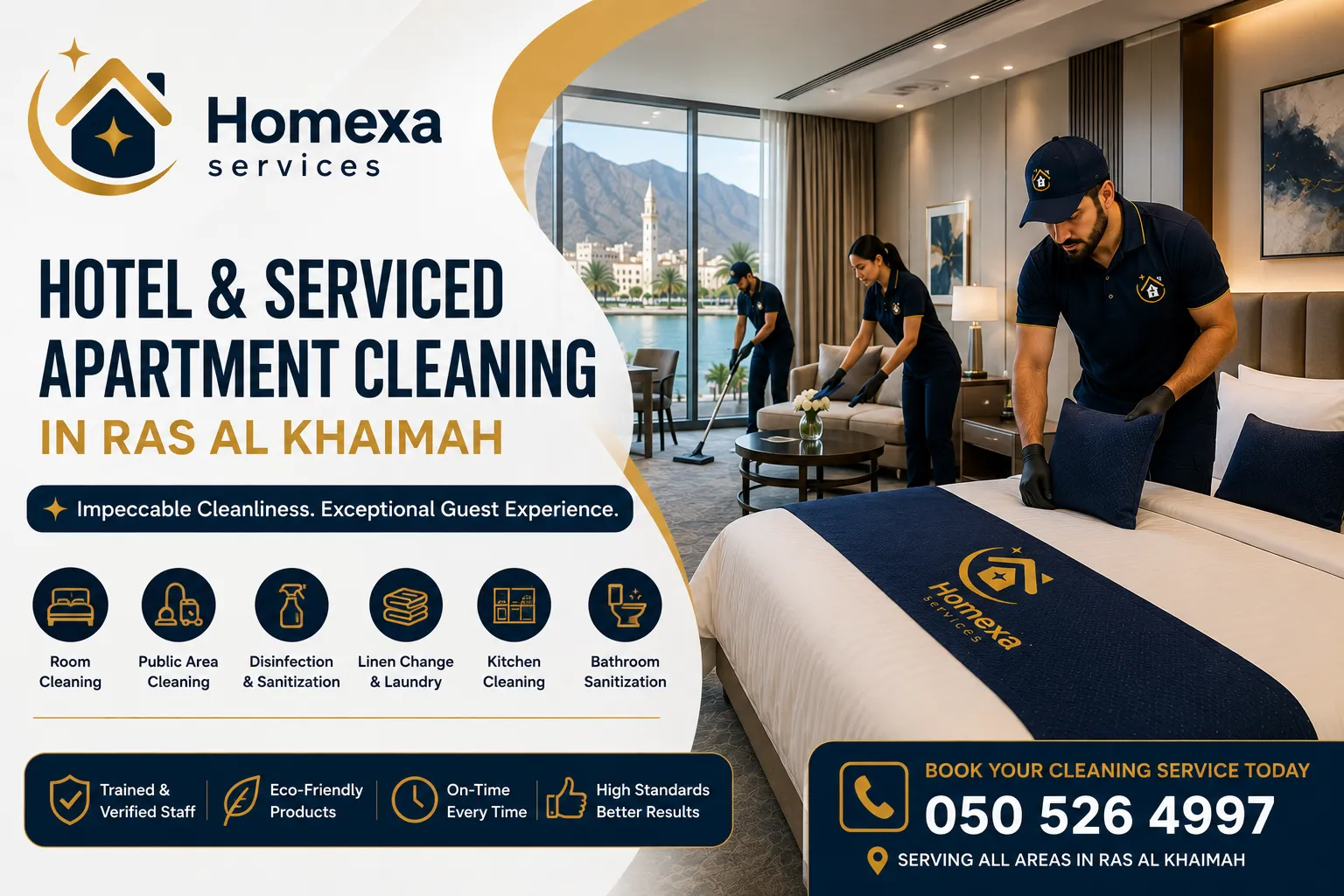 Hotel cleaning in Ras Al Khaimah