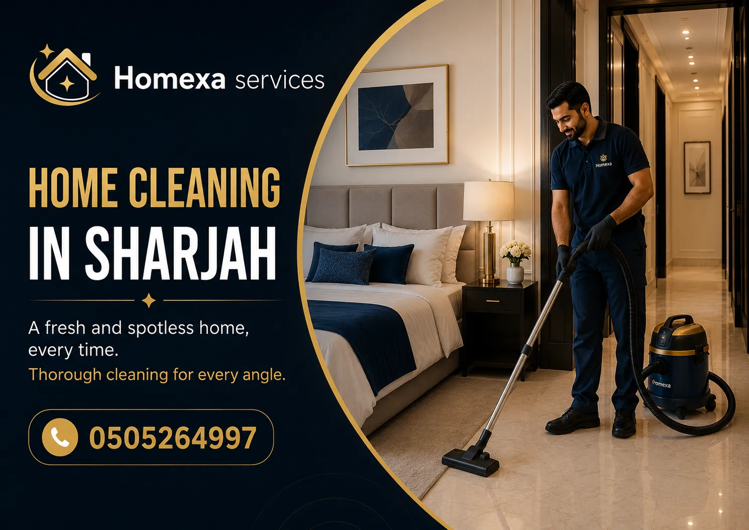 Best House Cleaning Company in Sharjah for furnished homes recurring cleaning and same-day bookings