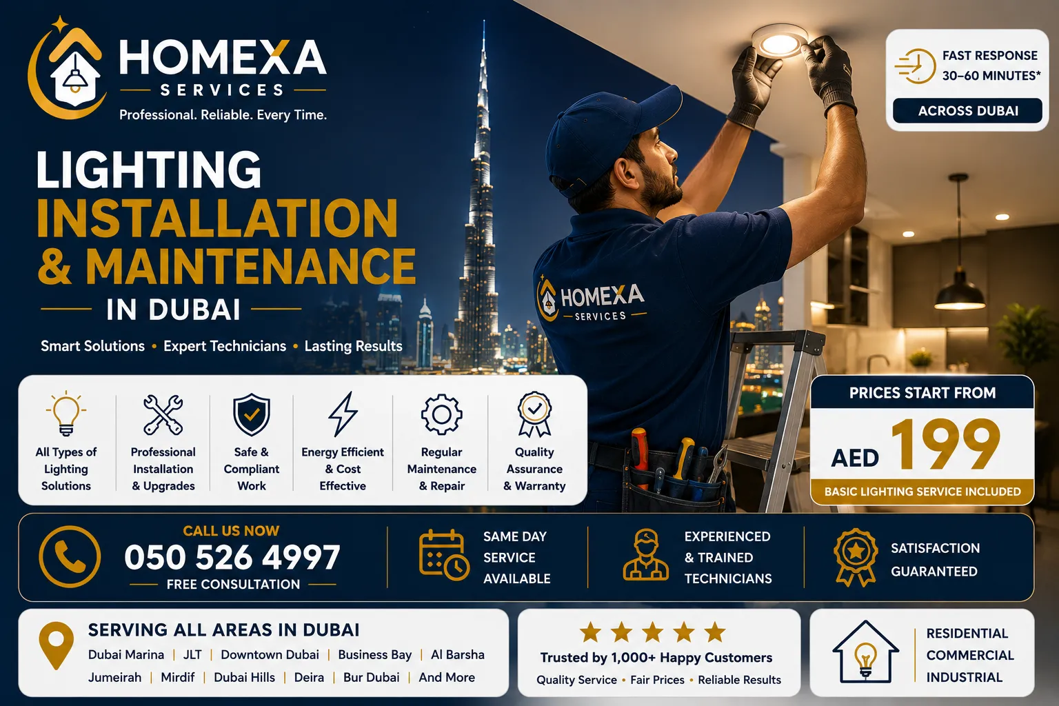 Lighting Installation in Dubai