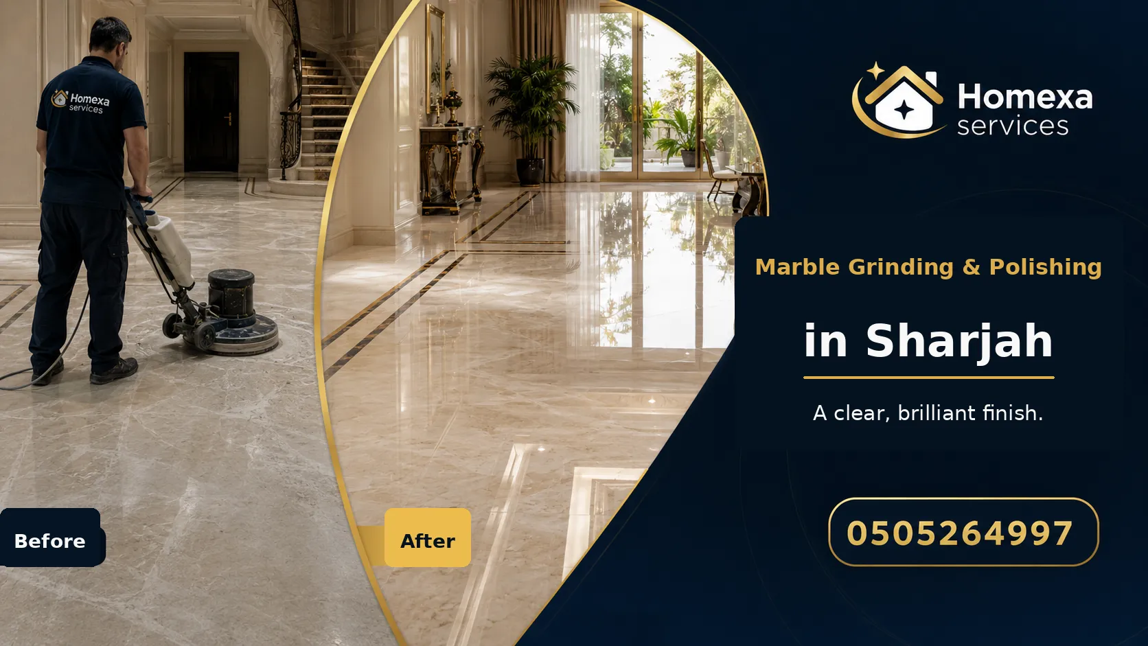 Marble floor polishing in Sharjah with prices for villas apartments tables and kitchen marble