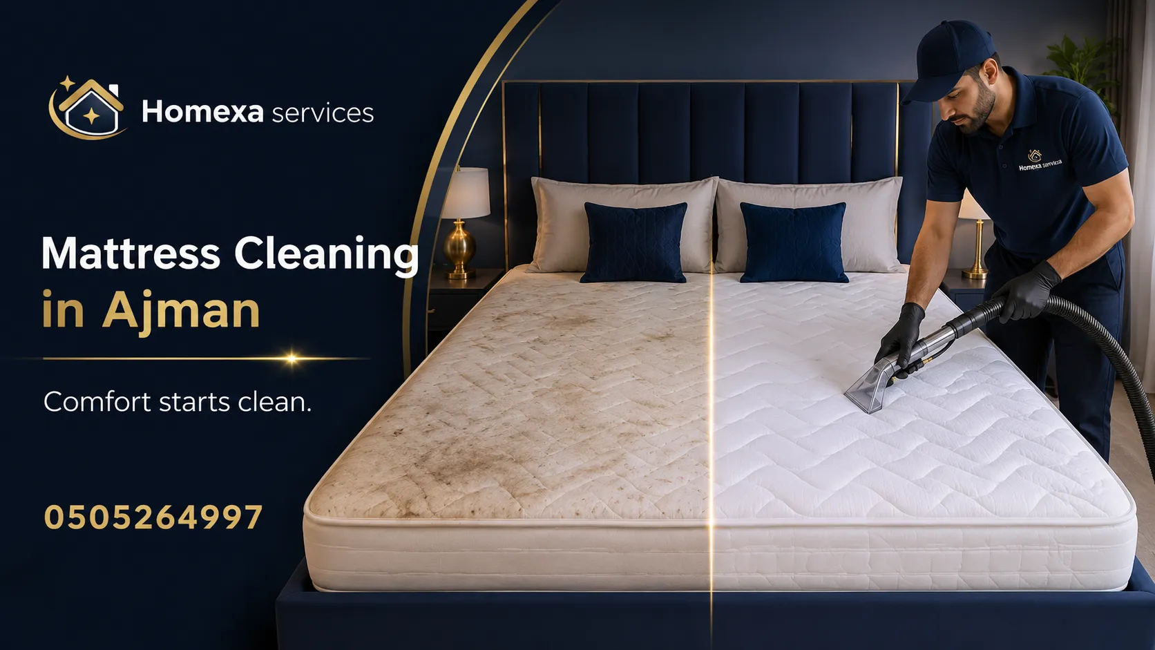 Mattress Cleaning in Ajman for single double queen king and super king bed mattresses