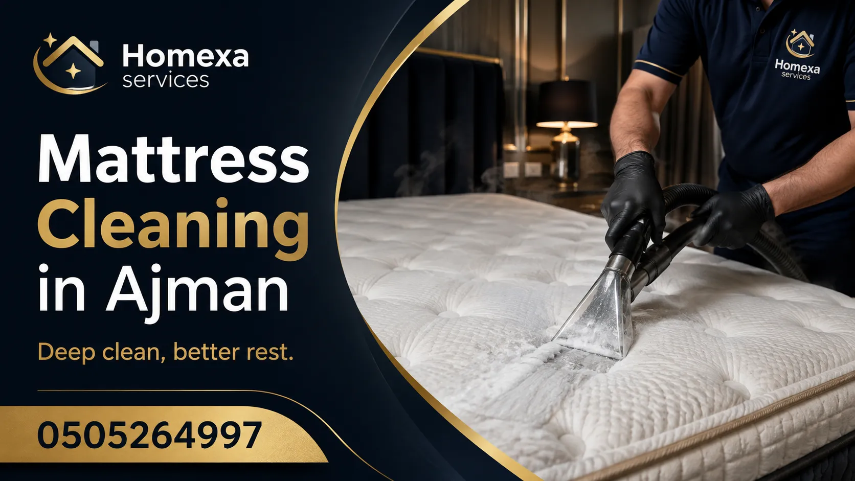 Deep mattress cleaning in Ajman for memory foam spring queen and king mattresses