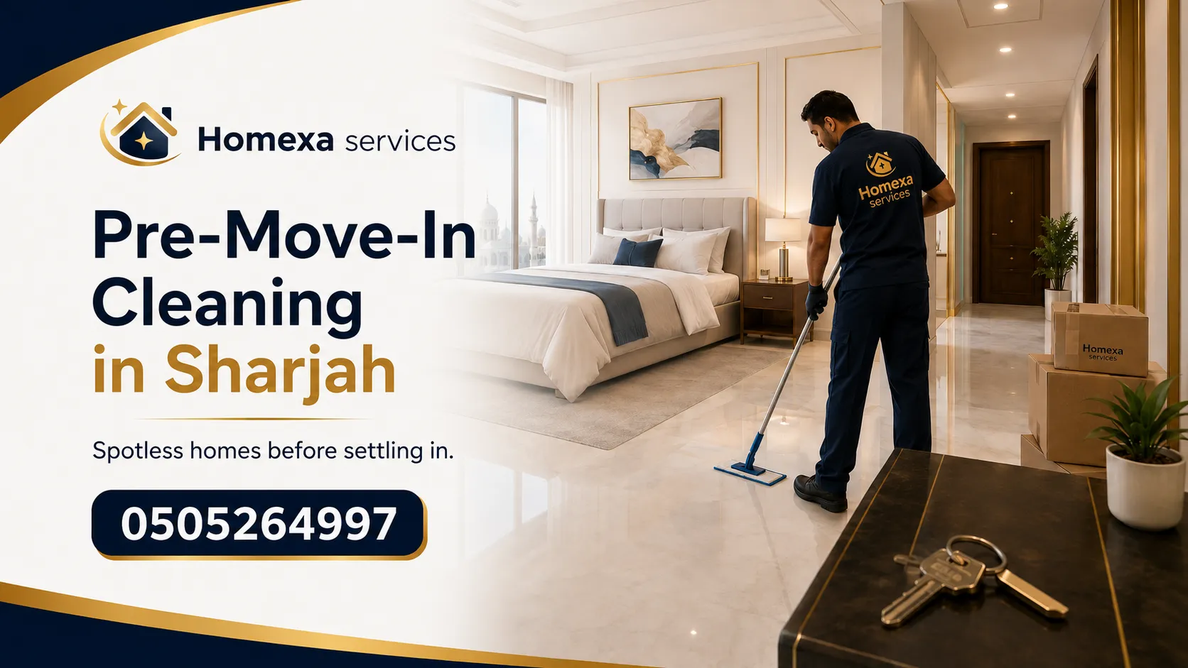 Professional Move-In Cleaning Company in Sharjah for empty rental properties and new homes