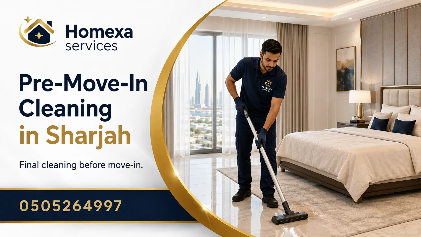 Best Move-In Cleaning Company in Sharjah for apartment villa and rental property cleaning