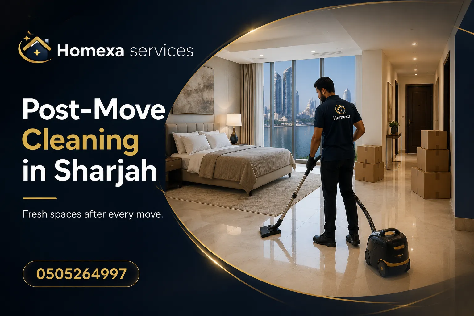 Move-Out Cleaning in Sharjah for apartments villas and vacant properties before handover