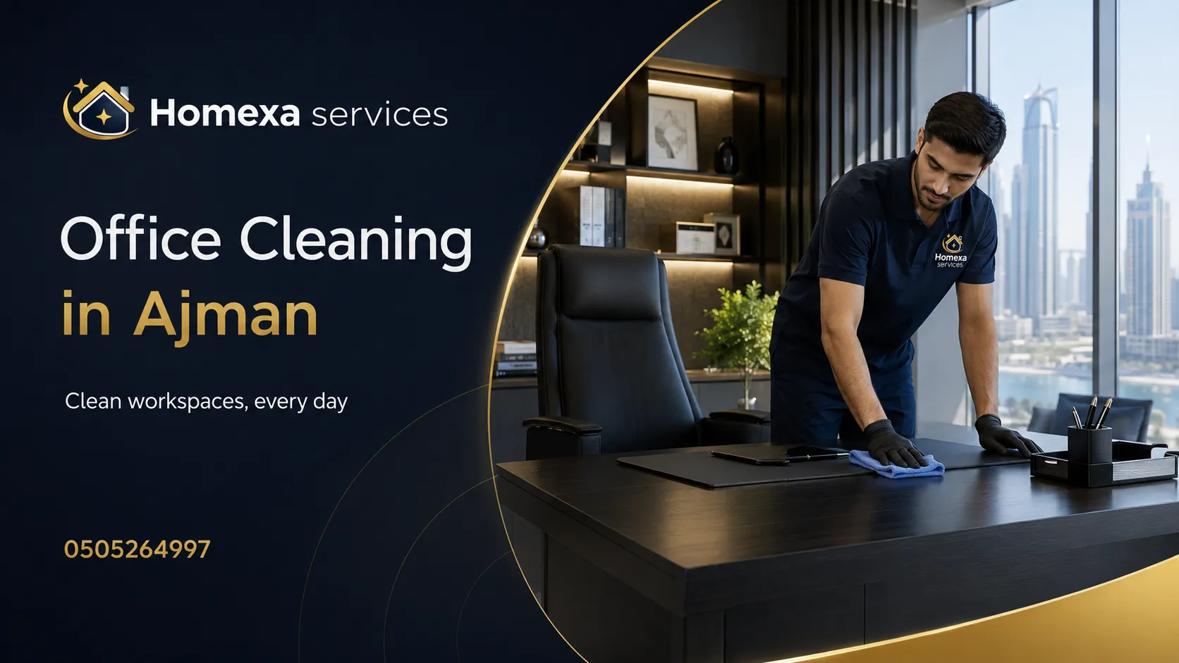 Office Cleaning in Ajman for companies corporate offices and workspaces