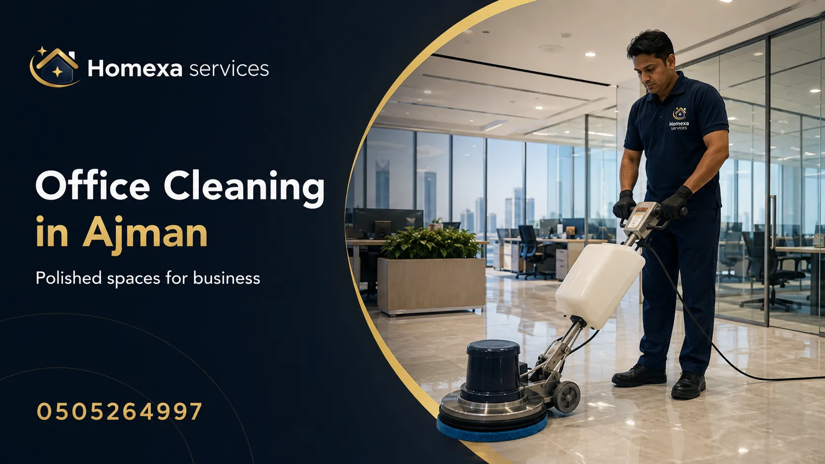 Office cleaning company in Ajman for reception meeting rooms desks and corporate offices
