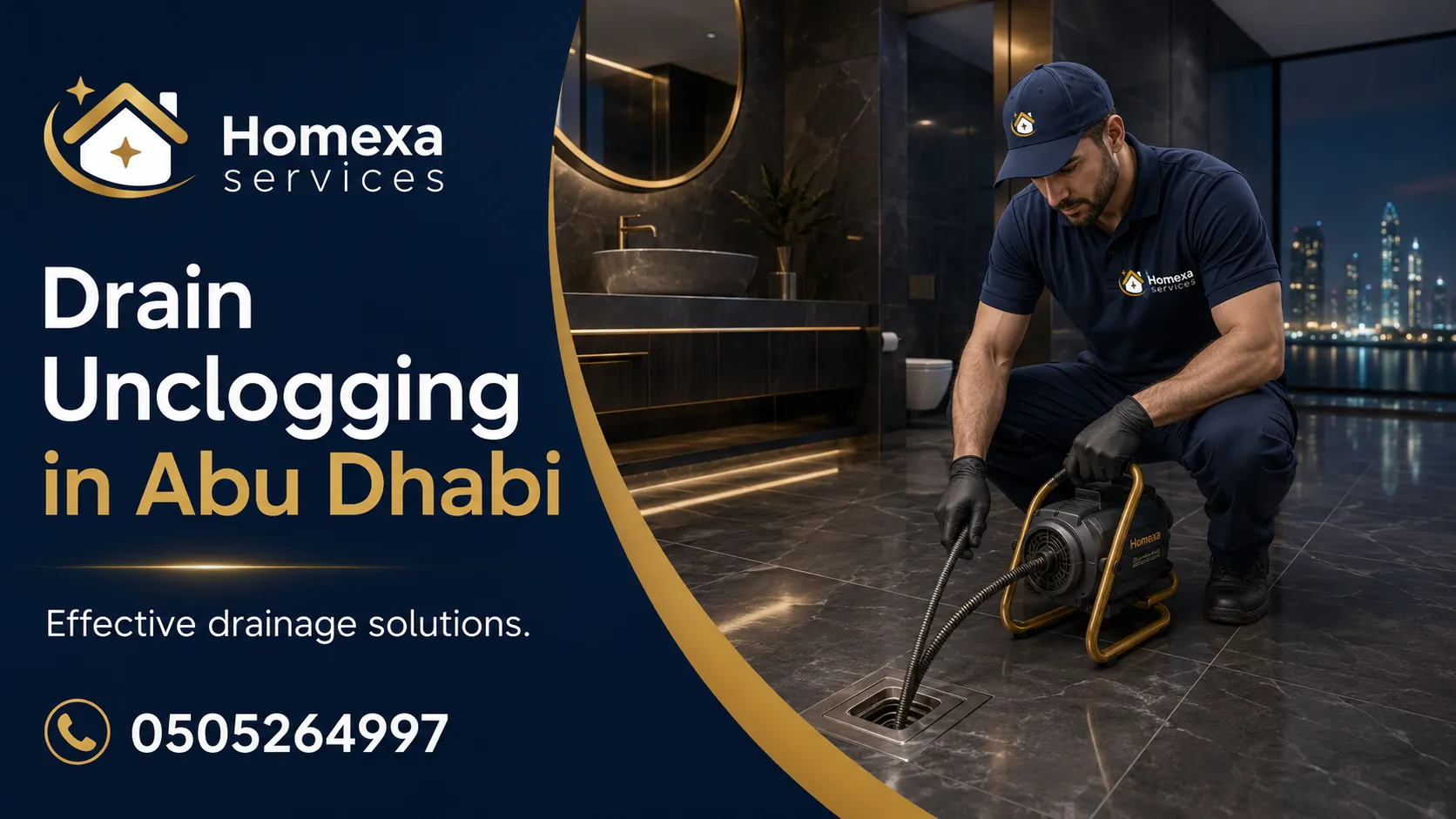 Sewer unblocking in Abu Dhabi for blocked drains and sewer lines