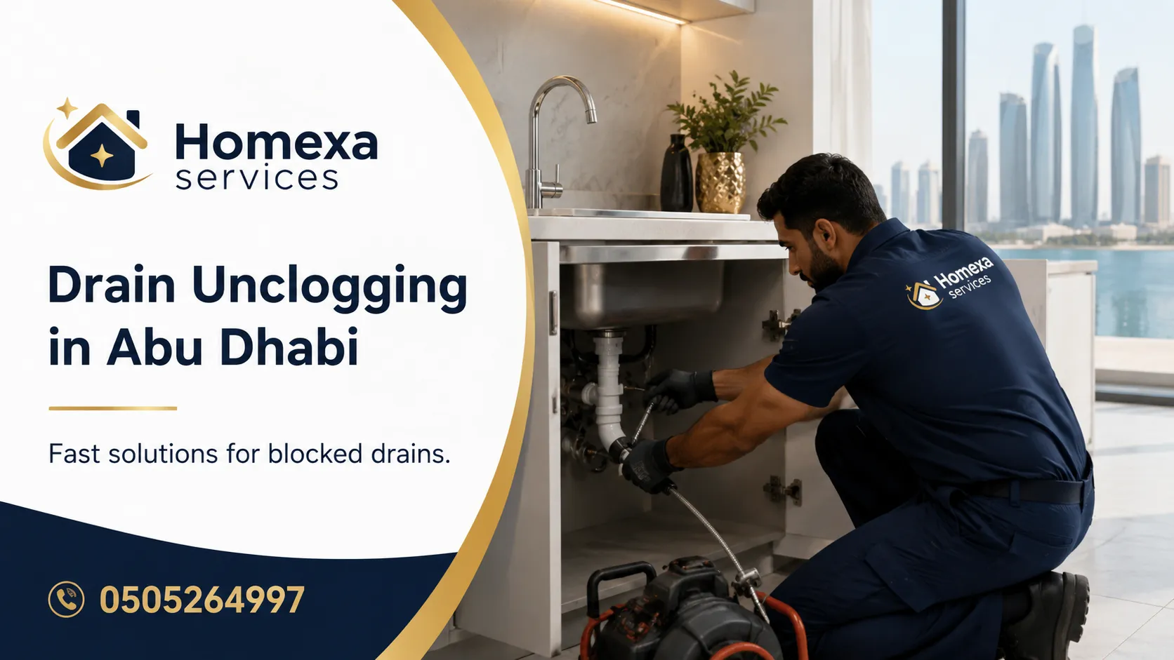 Professional sewer unblocking company in Abu Dhabi for blocked drains and drainage lines