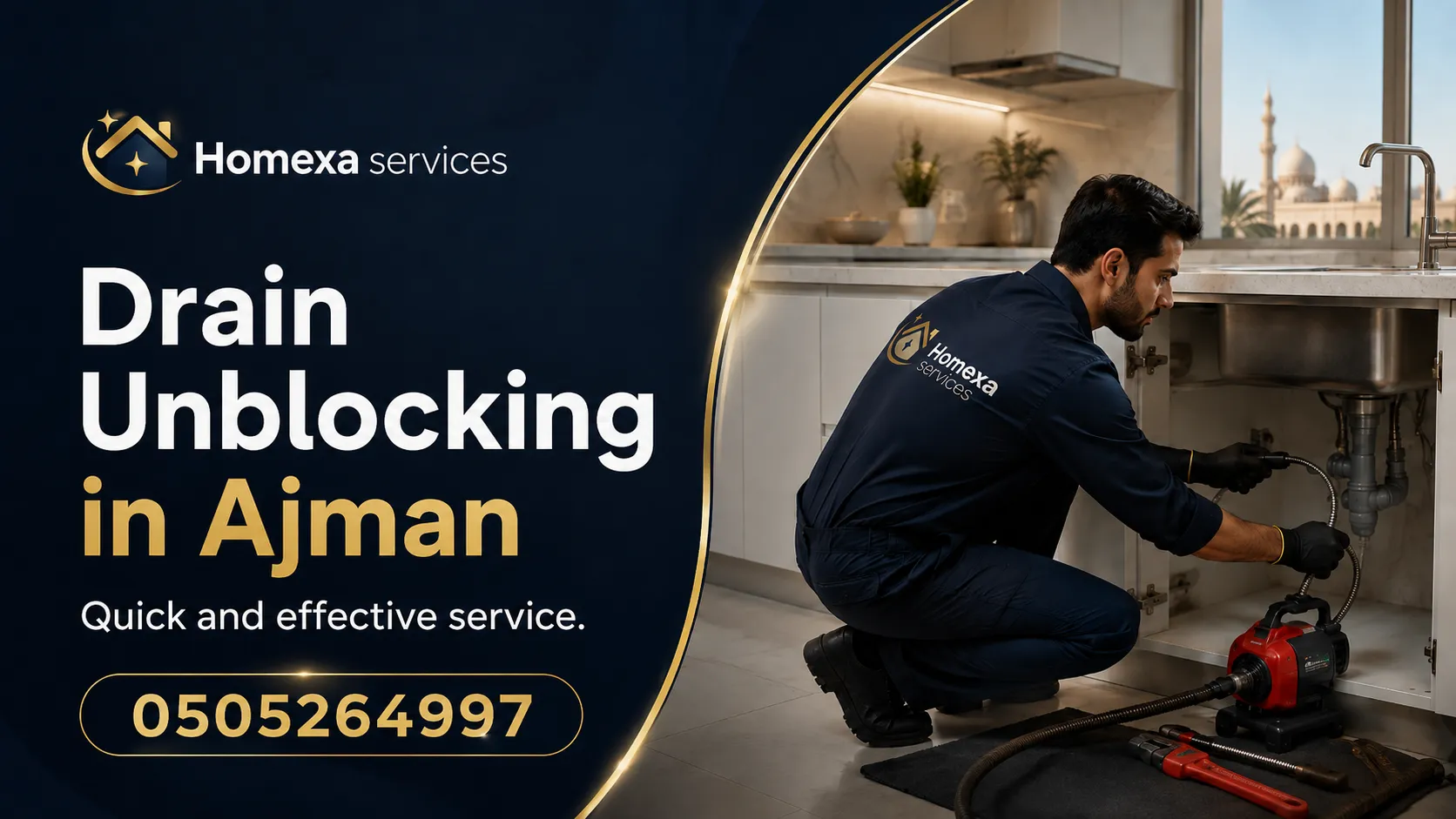 Sewer unblocking in Ajman for blocked drain lines and wastewater drainage problems
