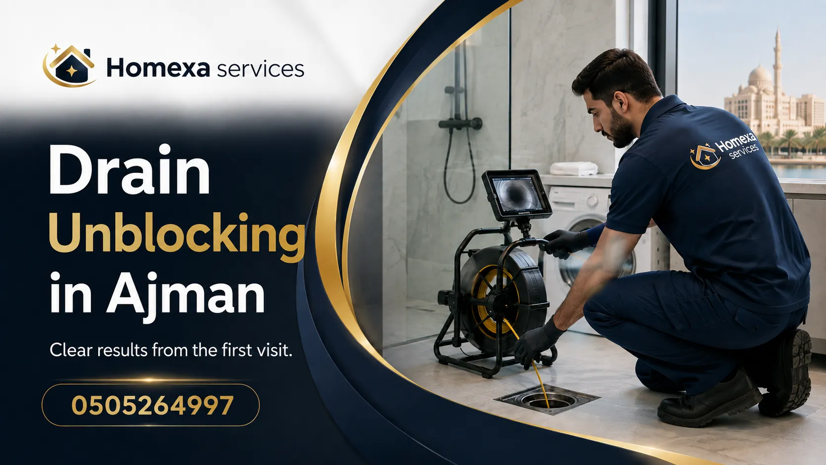 Sewer unblocking company in Ajman for blocked drains sewer lines and drainage problems
