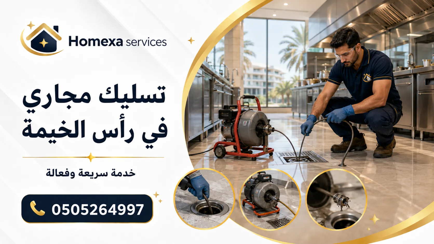 شركة تسليك مجاري في رأس الخيمة وفتح انسداد الصرف للفلل والمنازل والمباني والمطاعم والمنشآت