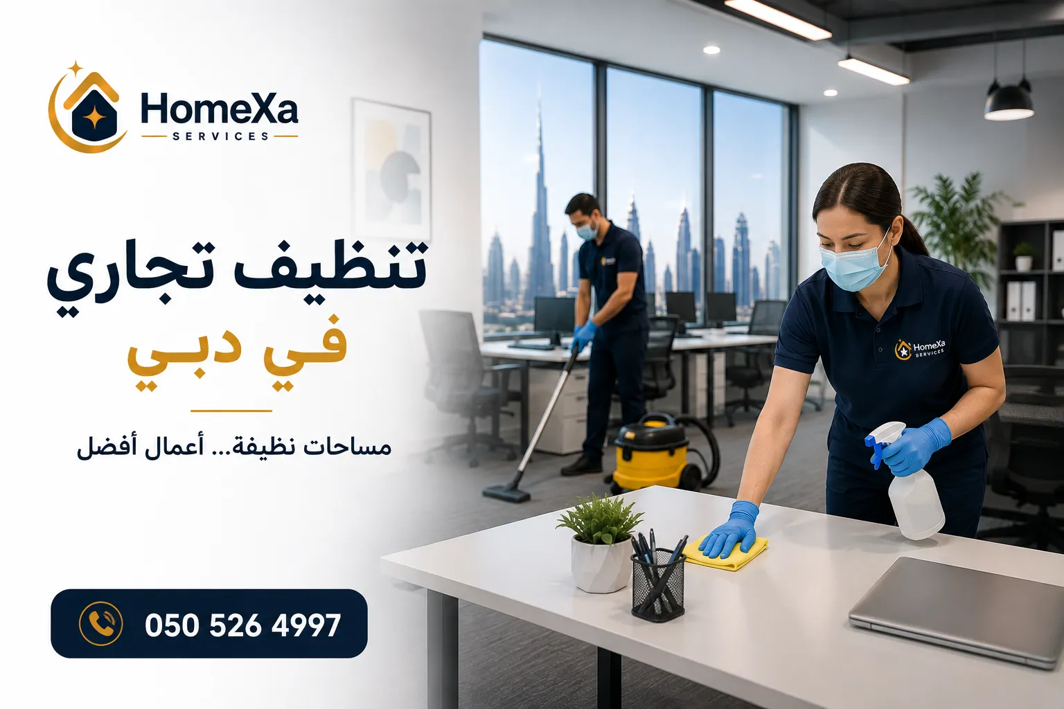 تنظيف تجاري في دبي