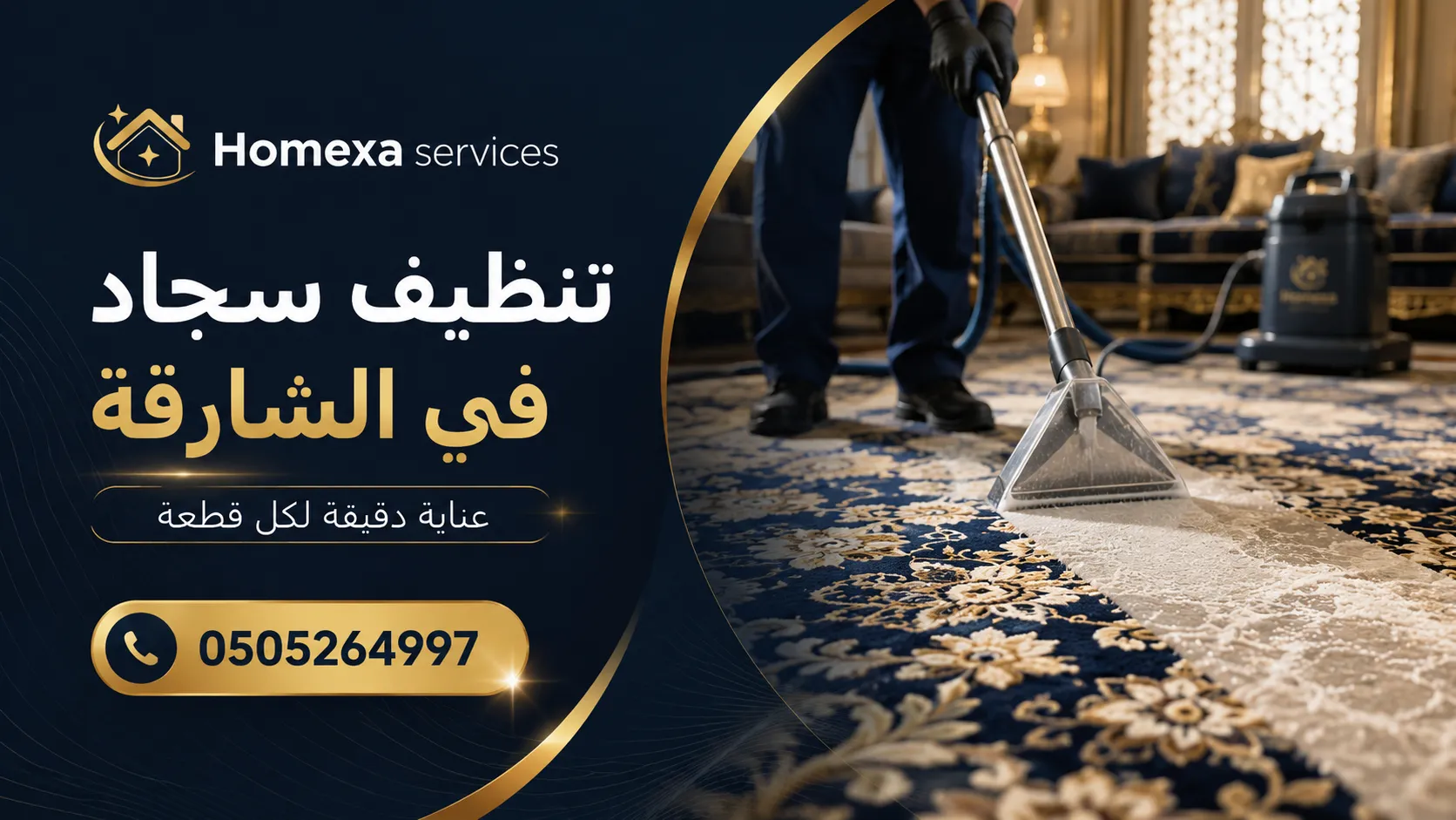 تنظيف سجاد وموكيت في الشارقة للمنازل والفلل والمكاتب وتنظيف المساحات شديدة الاستخدام