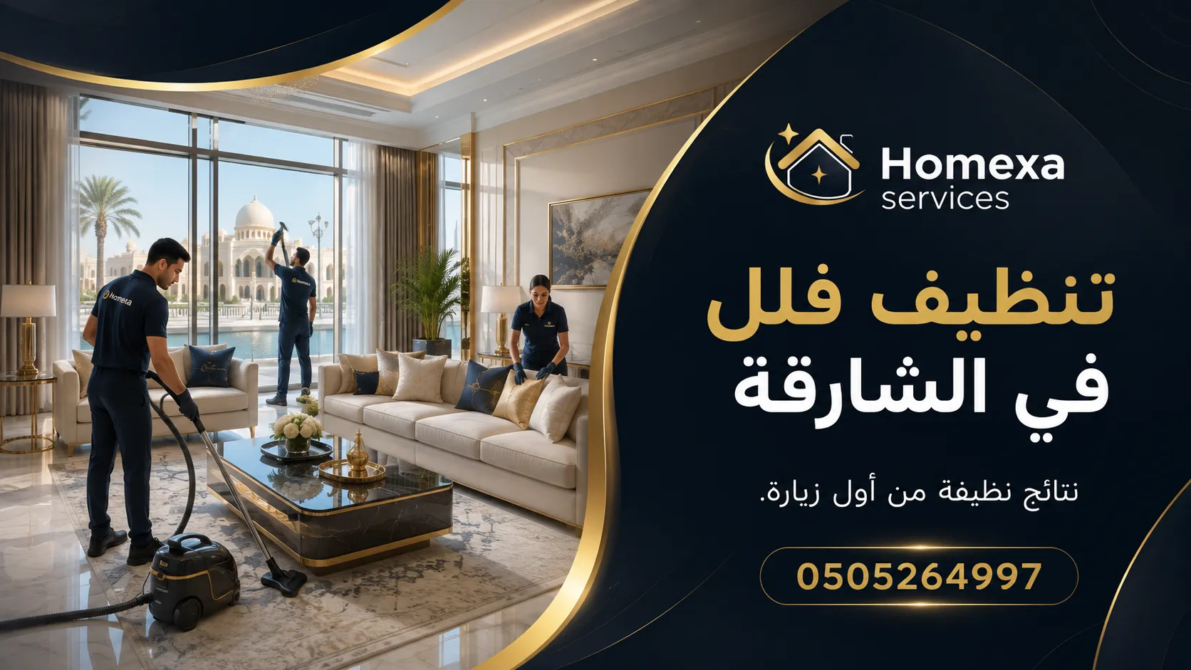 شركة تنظيف فلل في الشارقة لتنظيف الفلل الكبيرة والمفروشة والجديدة وتنظيف الغرف والمطابخ والحمامات والأرضيات