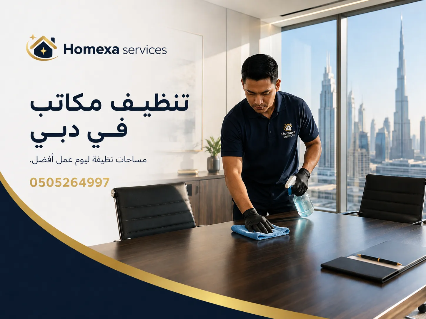 تنظيف مكاتب في دبي