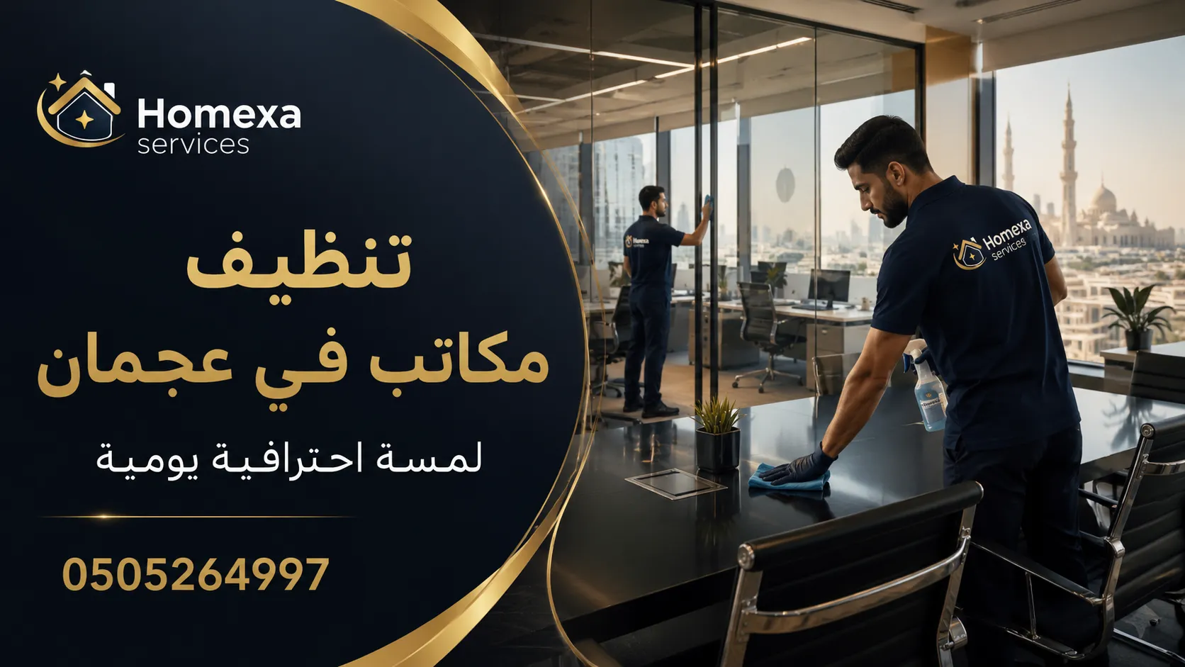 تنظيف عميق للمكاتب في عجمان وتنظيف أرضيات وسجاد وكراسي المكاتب
