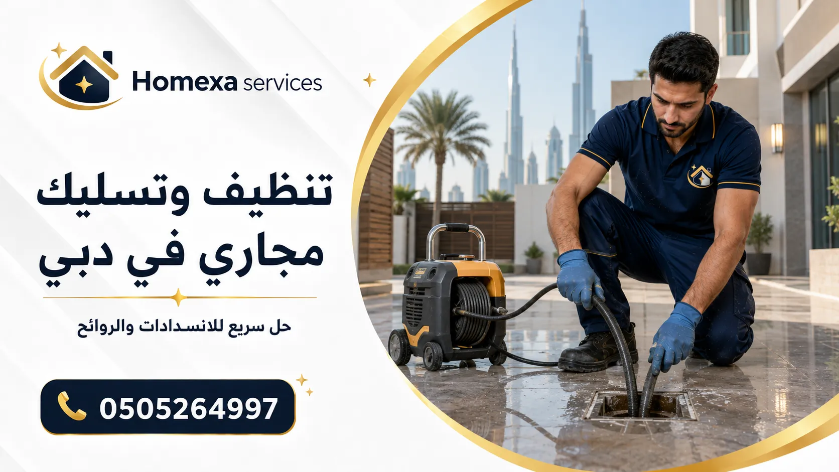 تنظيف وتسليك مجاري في دبي وفتح انسداد شبكات الصرف وتنظيف المجاري المتكررة