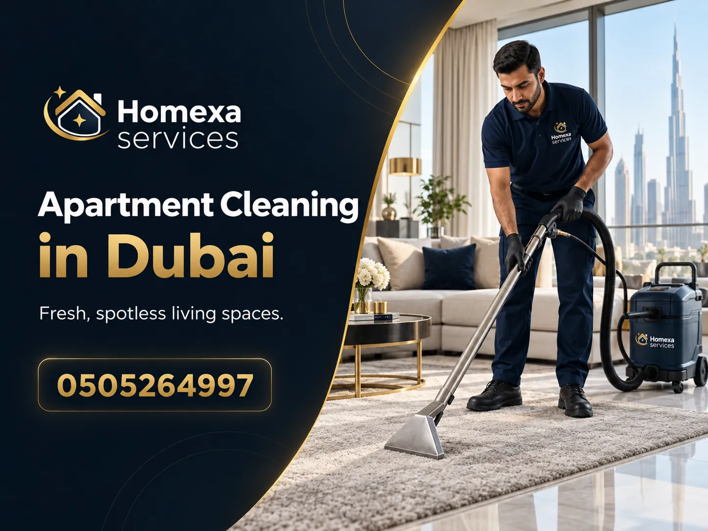 Final assessment before Apartment Cleaning in Dubai for rooms bathrooms kitchen and additional services