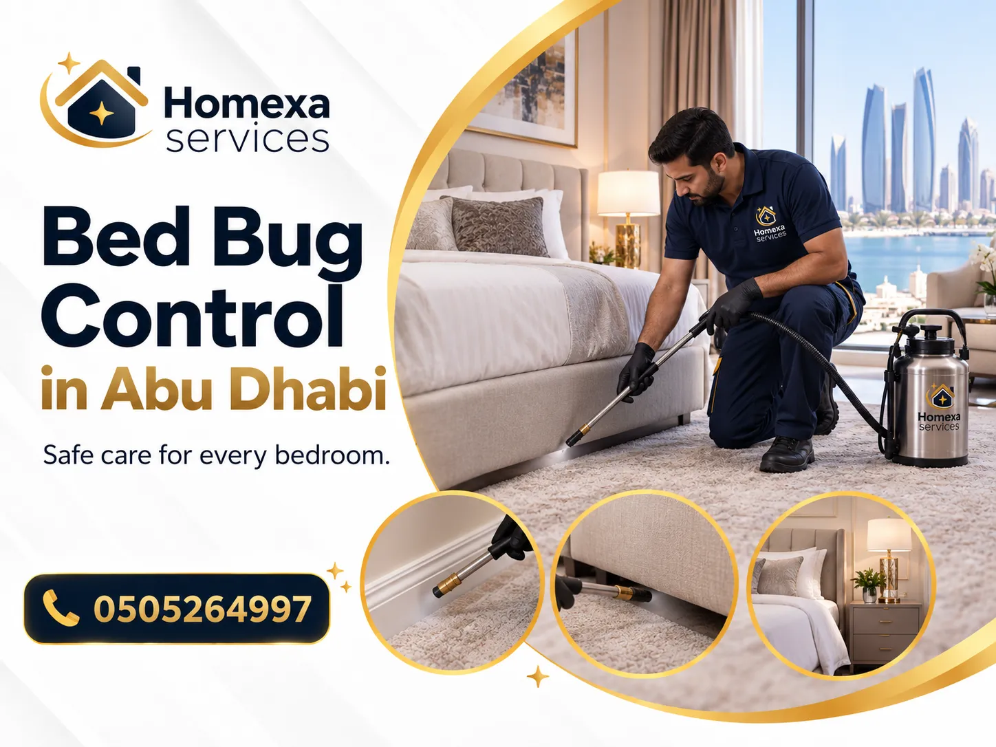 Bed Bug Control in Abu Dhabi for bedrooms beds and mattresses