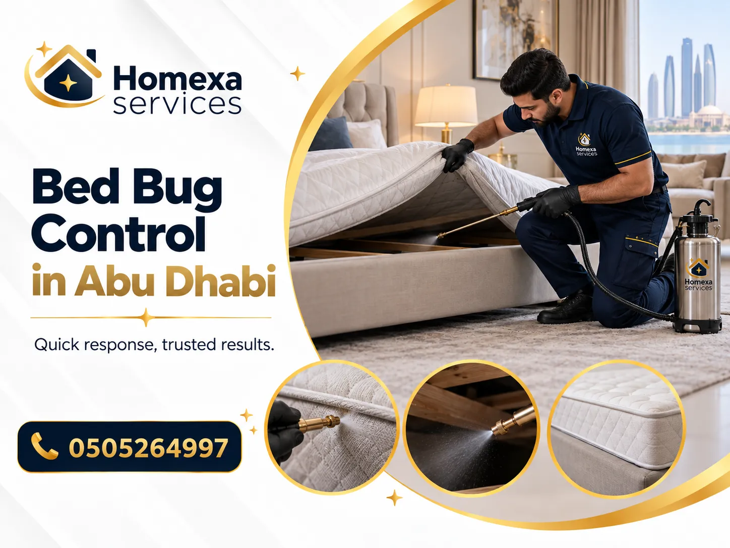 Home Xa Services Bed Bug Control in Abu Dhabi