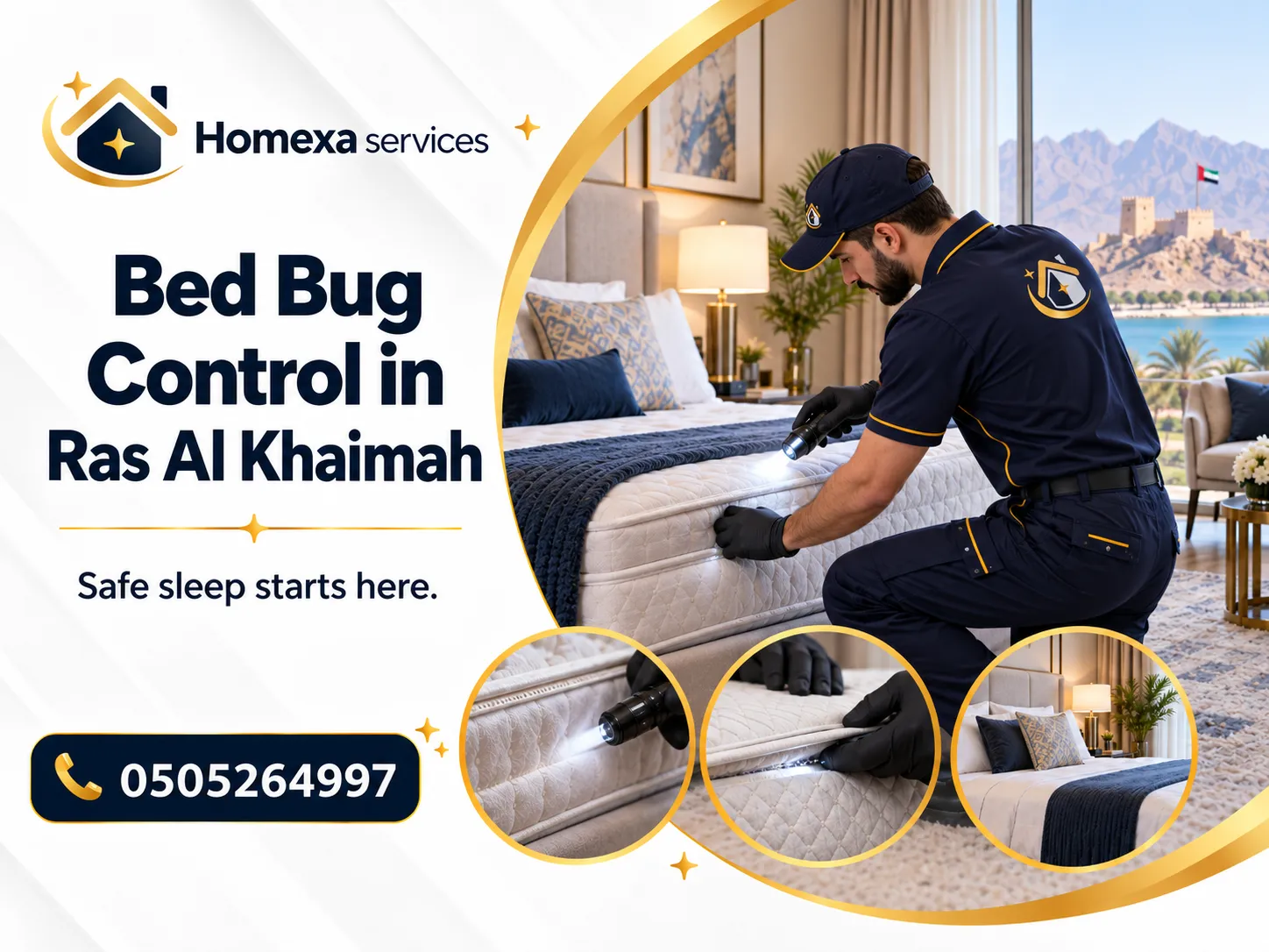 Bed Bug Control in Ras Al Khaimah for mattresses beds and bedrooms