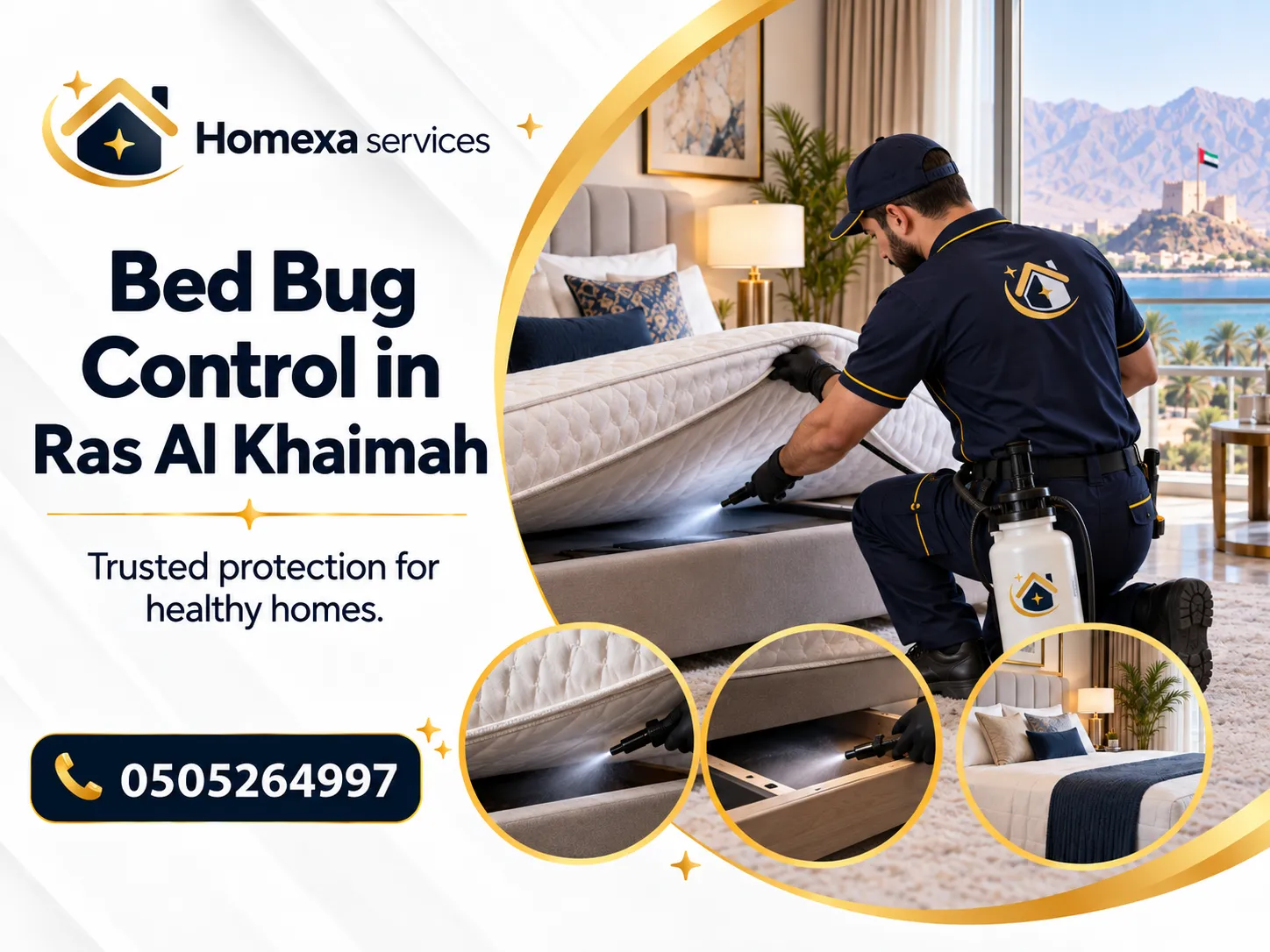 Home Xa Services Bed Bug Control in Ras Al Khaimah