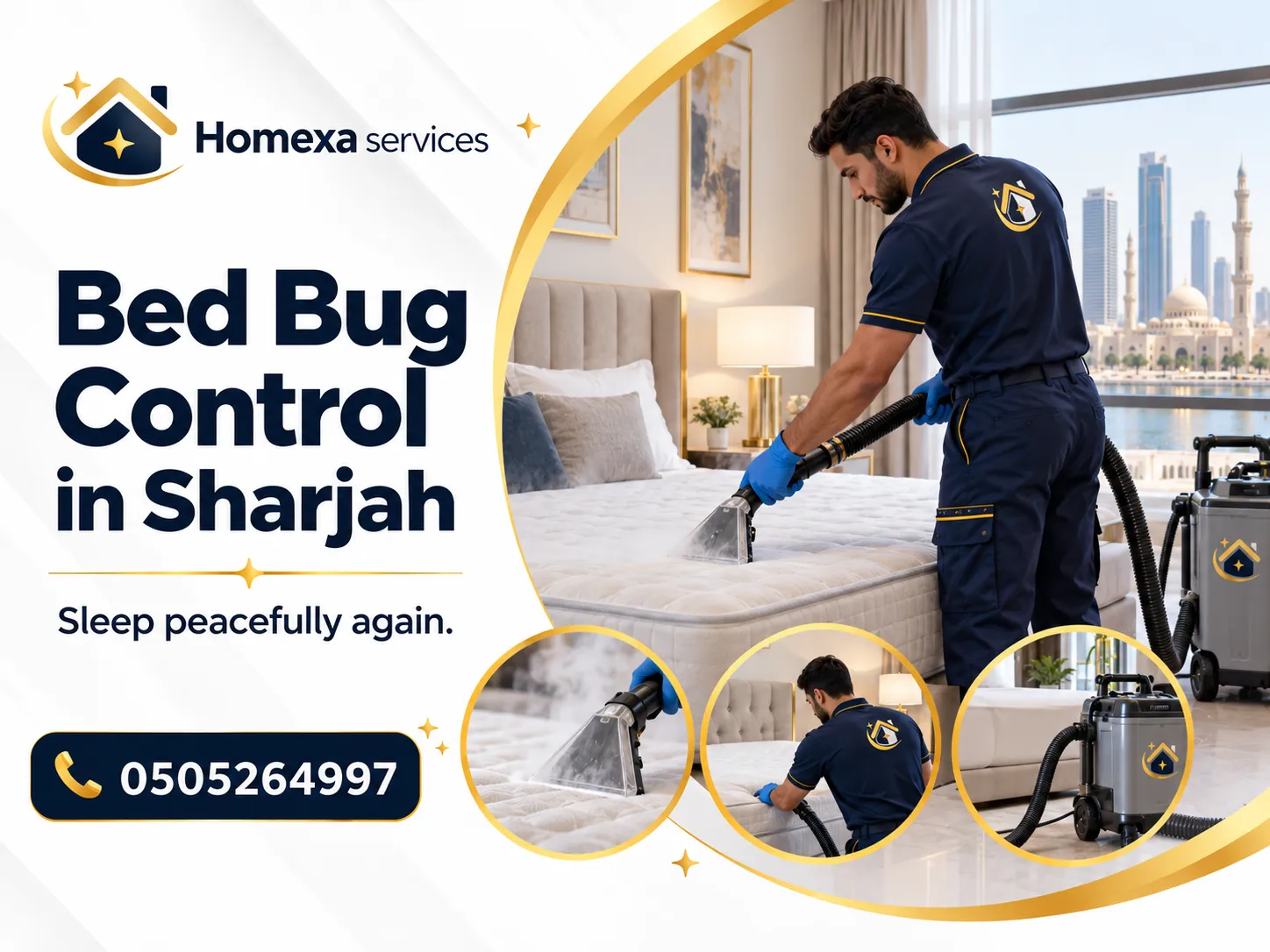 Bed Bug Control in Sharjah for mattresses beds and bedrooms