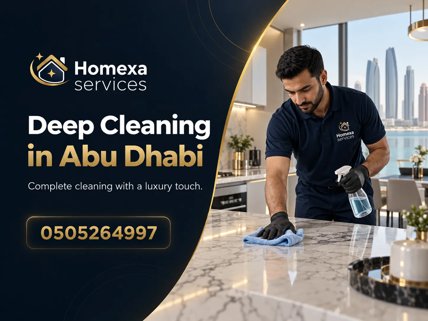 Deep Cleaning in Abu Dhabi for homes villas and apartments