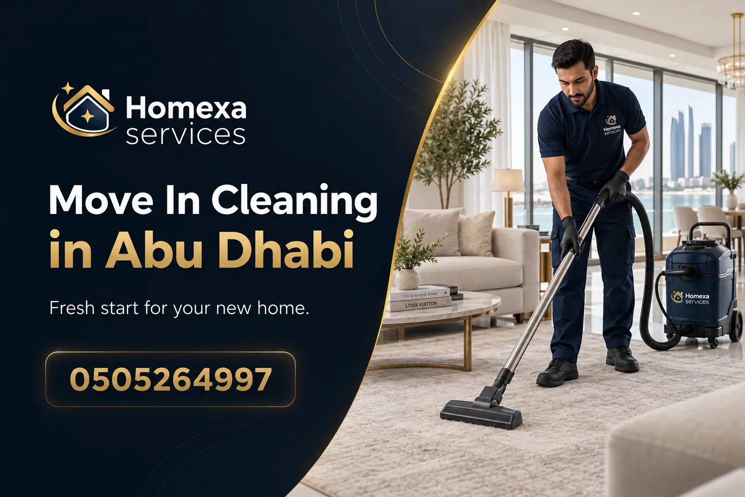 Move-In Cleaning in Abu Dhabi before occupying a home