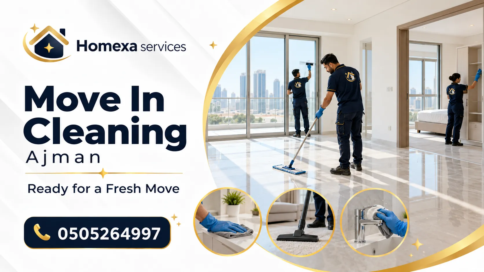 Move In Cleaning in Ajman by Home Xa Services