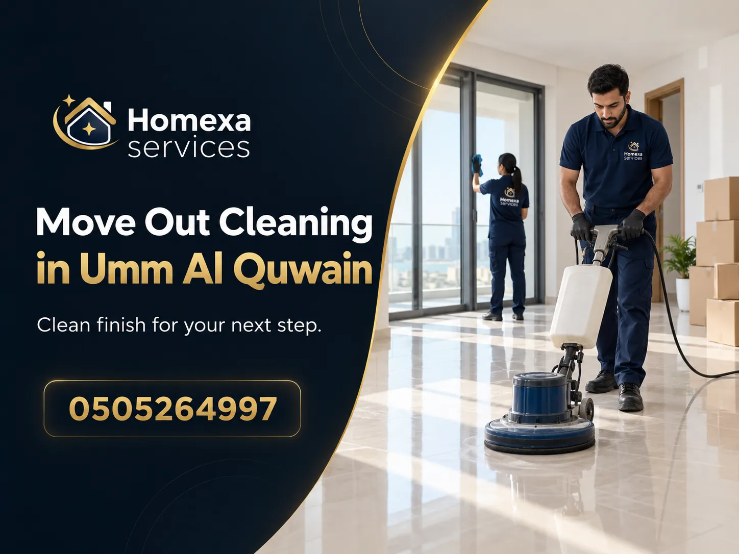 Move-Out Cleaning in Umm Al Quwain before returning the property keys