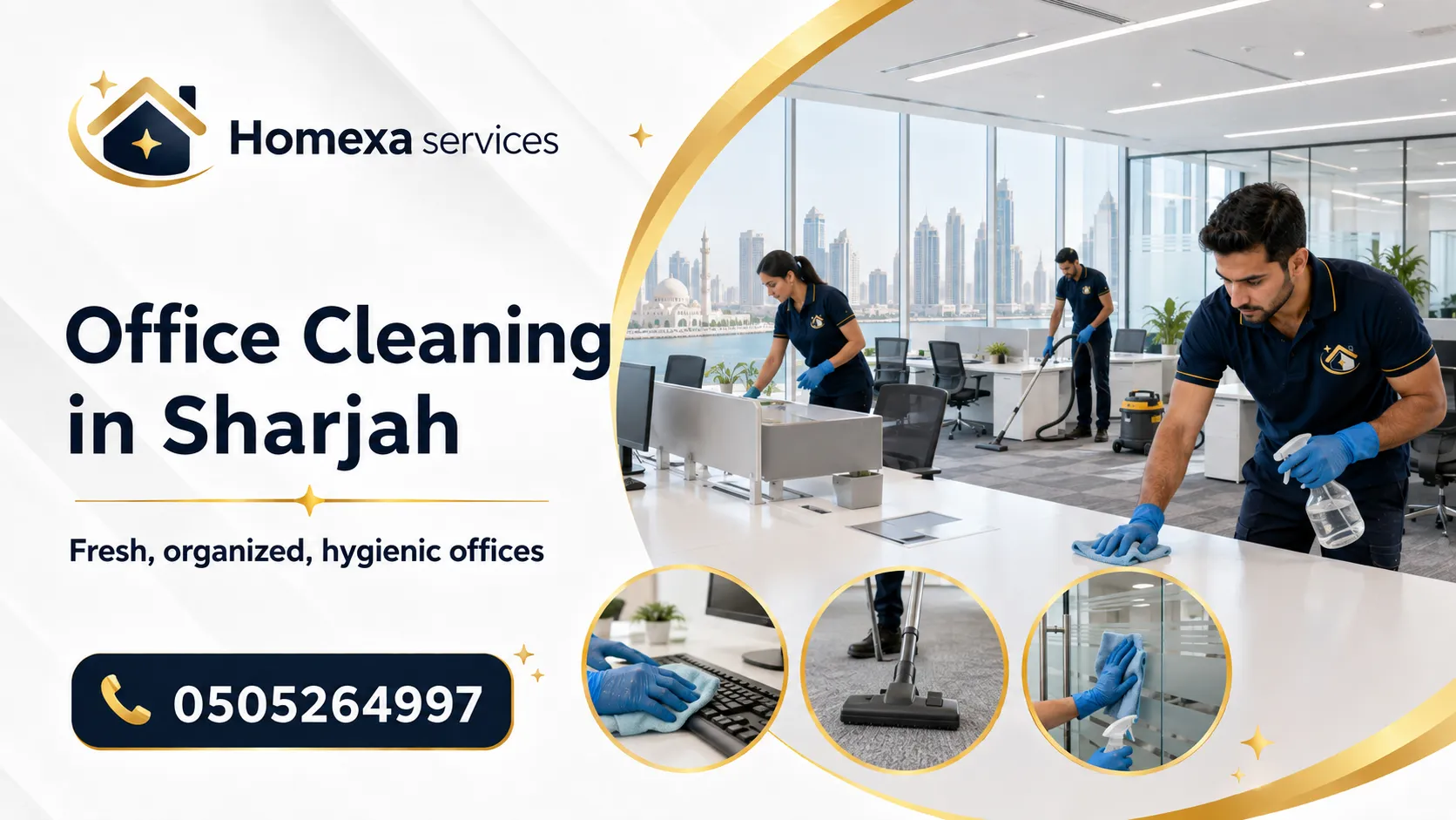 Office Cleaning in Sharjah for companies and workplaces