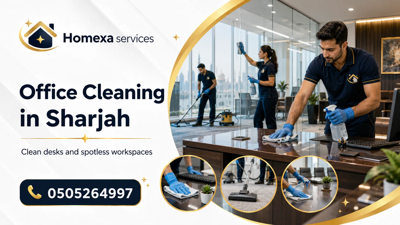 Book Office Cleaning in Sharjah with Homexa Services