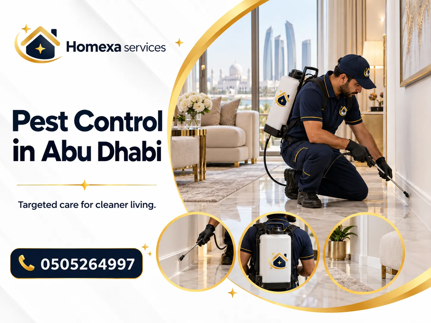 Pest Control in Abu Dhabi follow-up after pest-control service