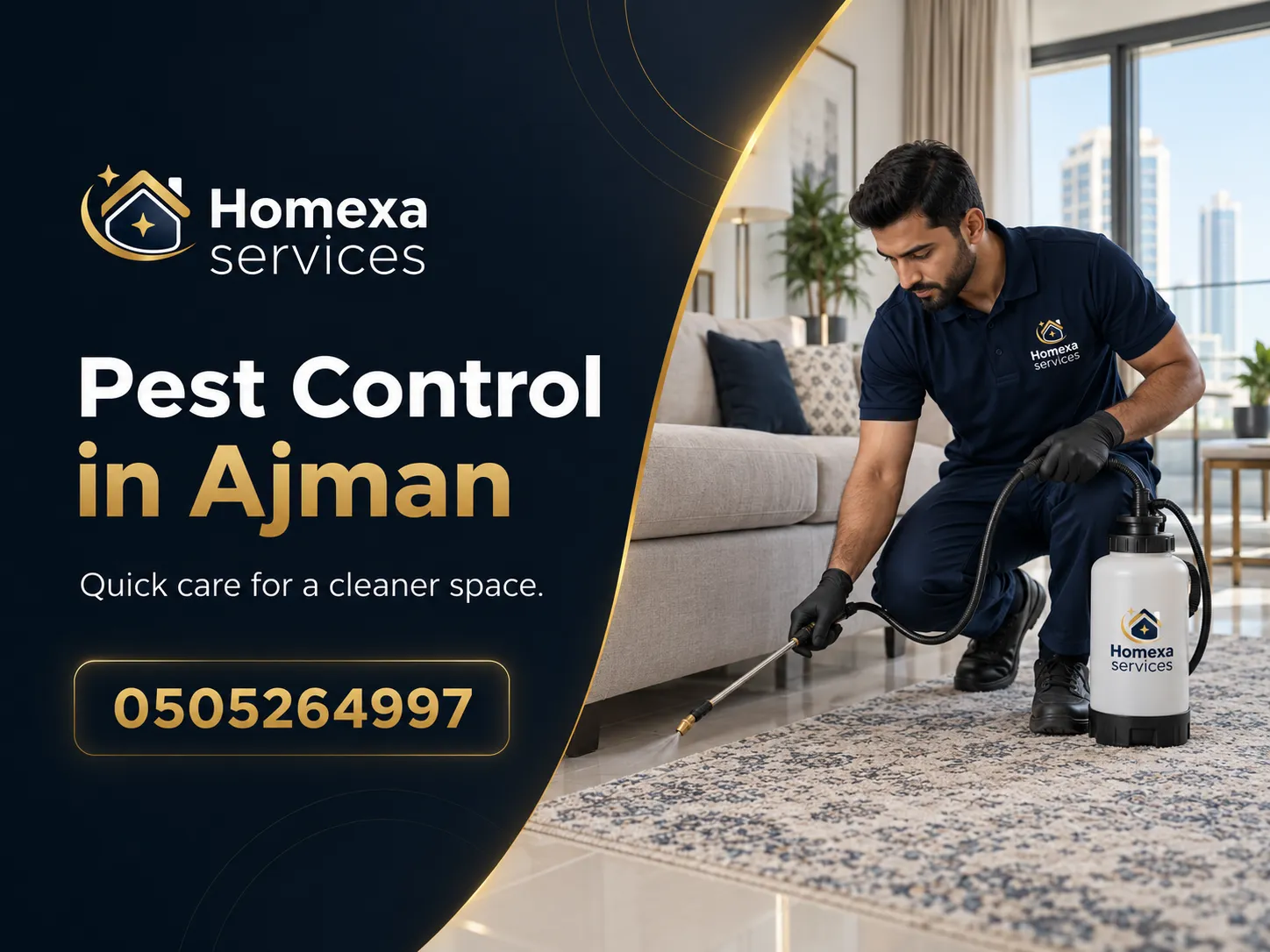 Pest Control in Ajman for kitchens and household insects