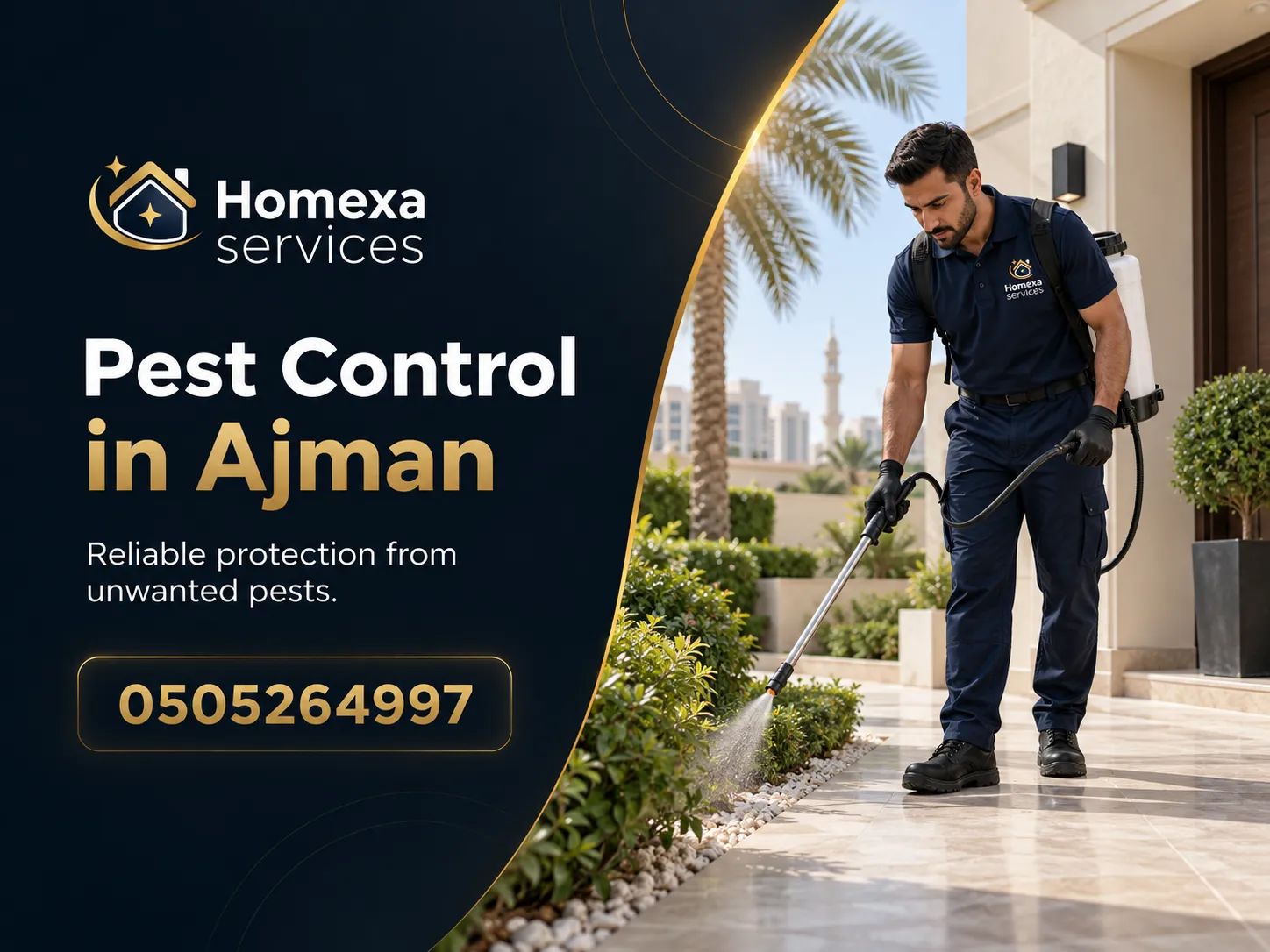 Pest Control in Ajman for cockroaches ants and household pests