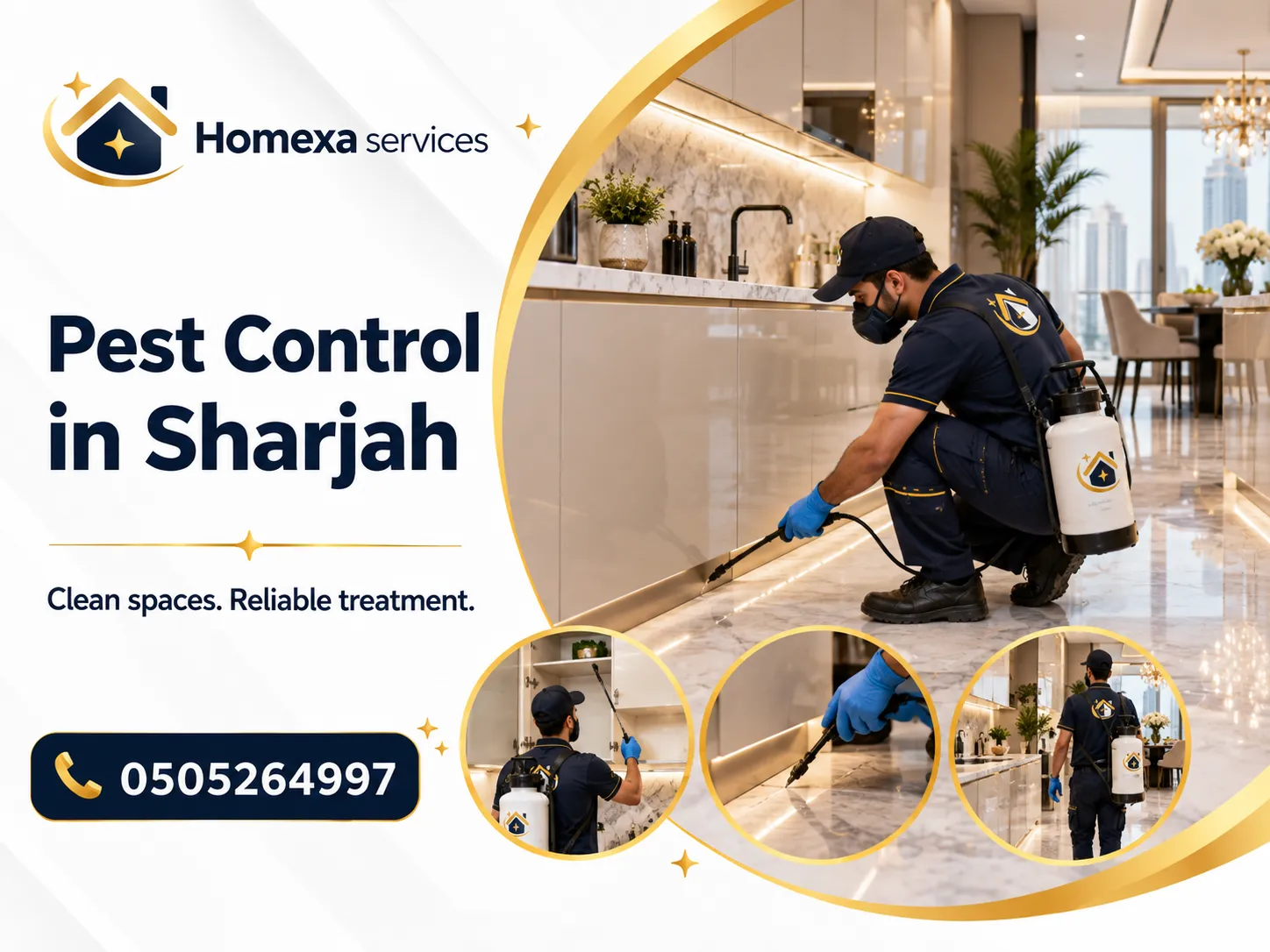 Professional Pest Control in Sharjah and pest activity treatment