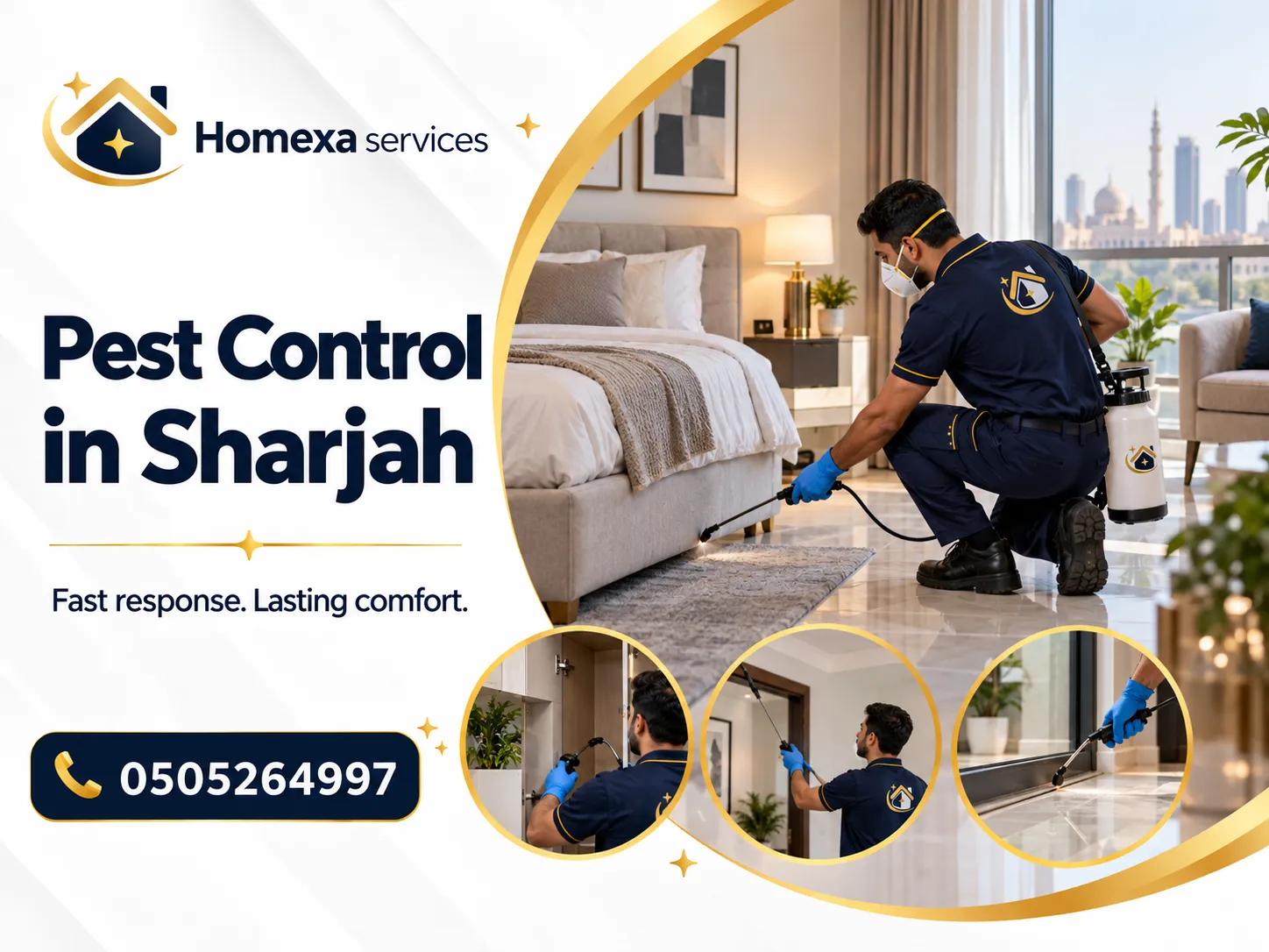 Pest Control Company in Sharjah by Home Xa Services